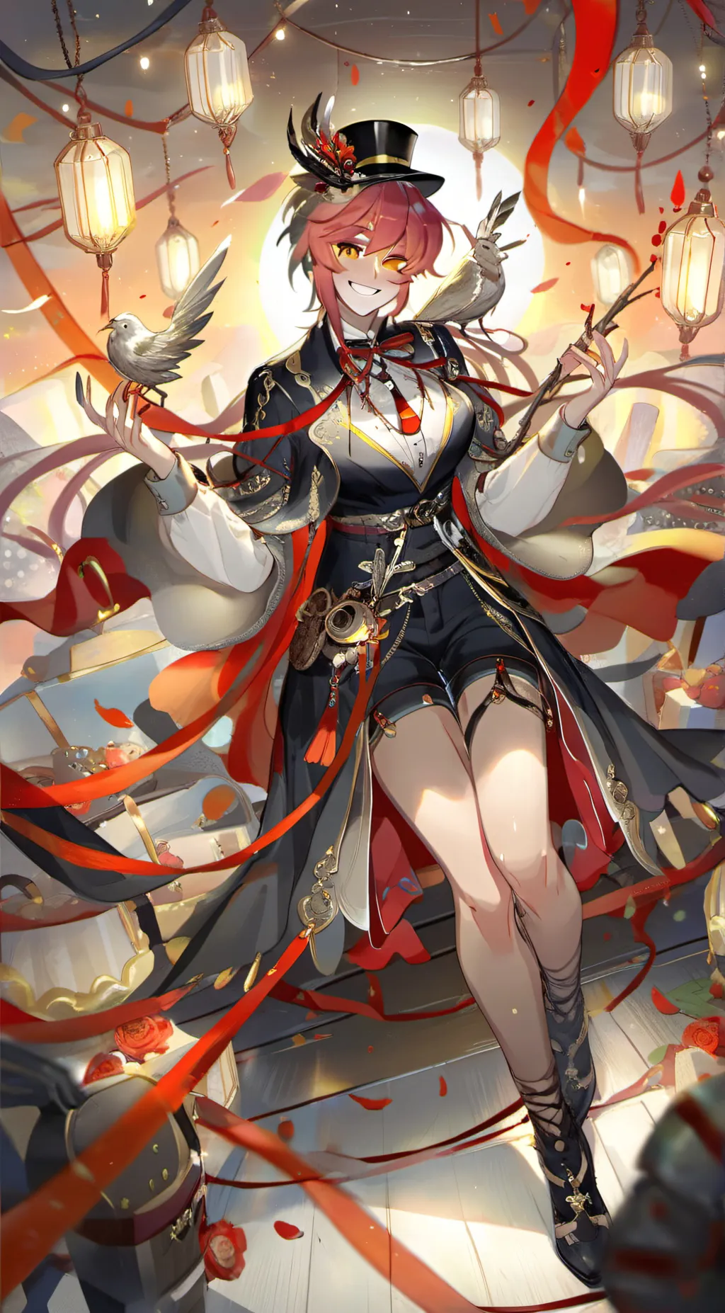 ai character: Hazbin Hotel  background