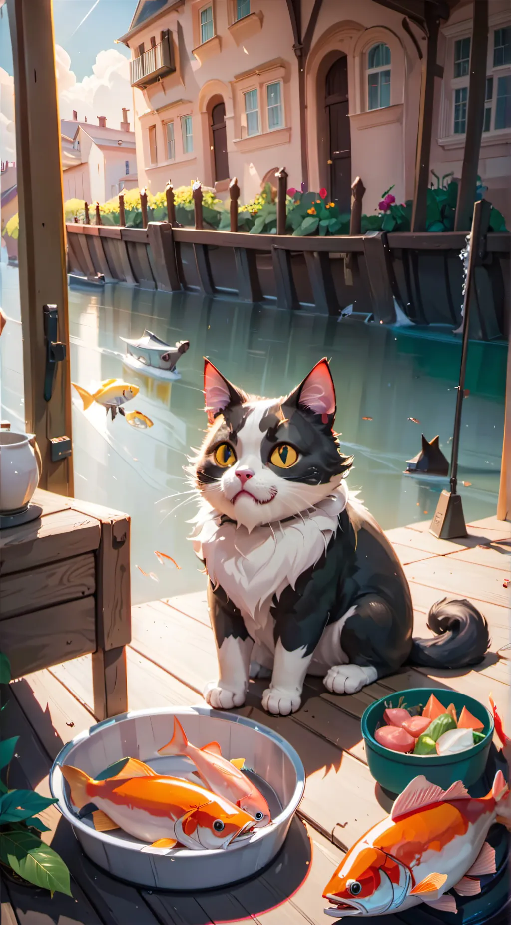 ai character: Monih background