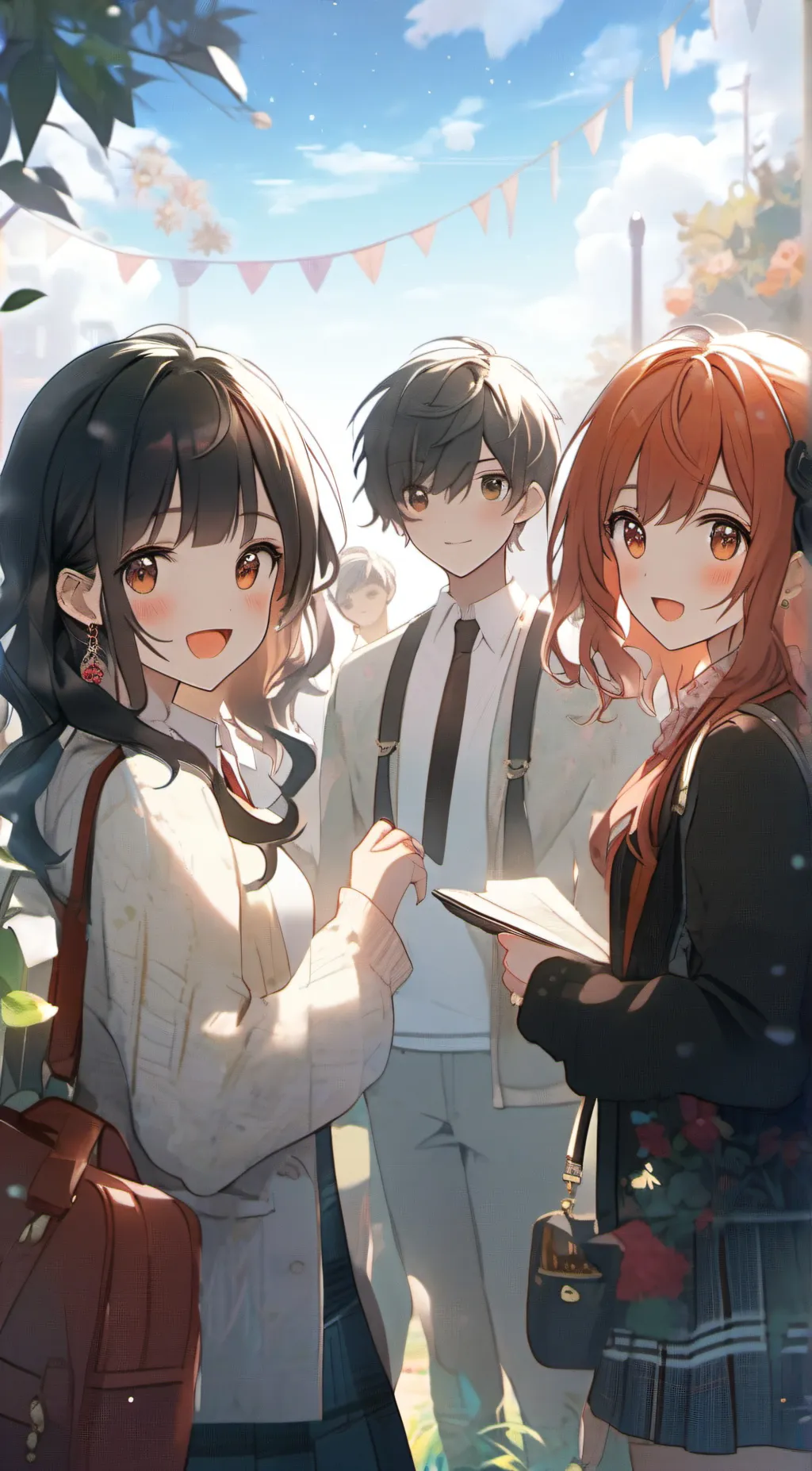 ai character: de friend group background