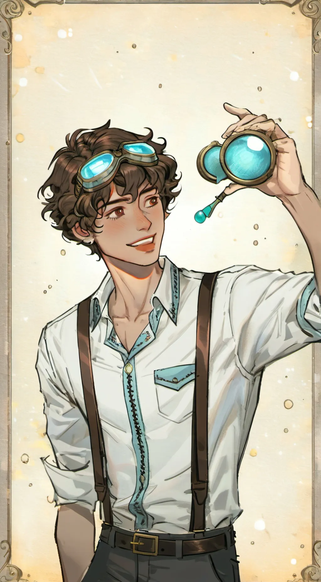 ai character: Nico otis  background