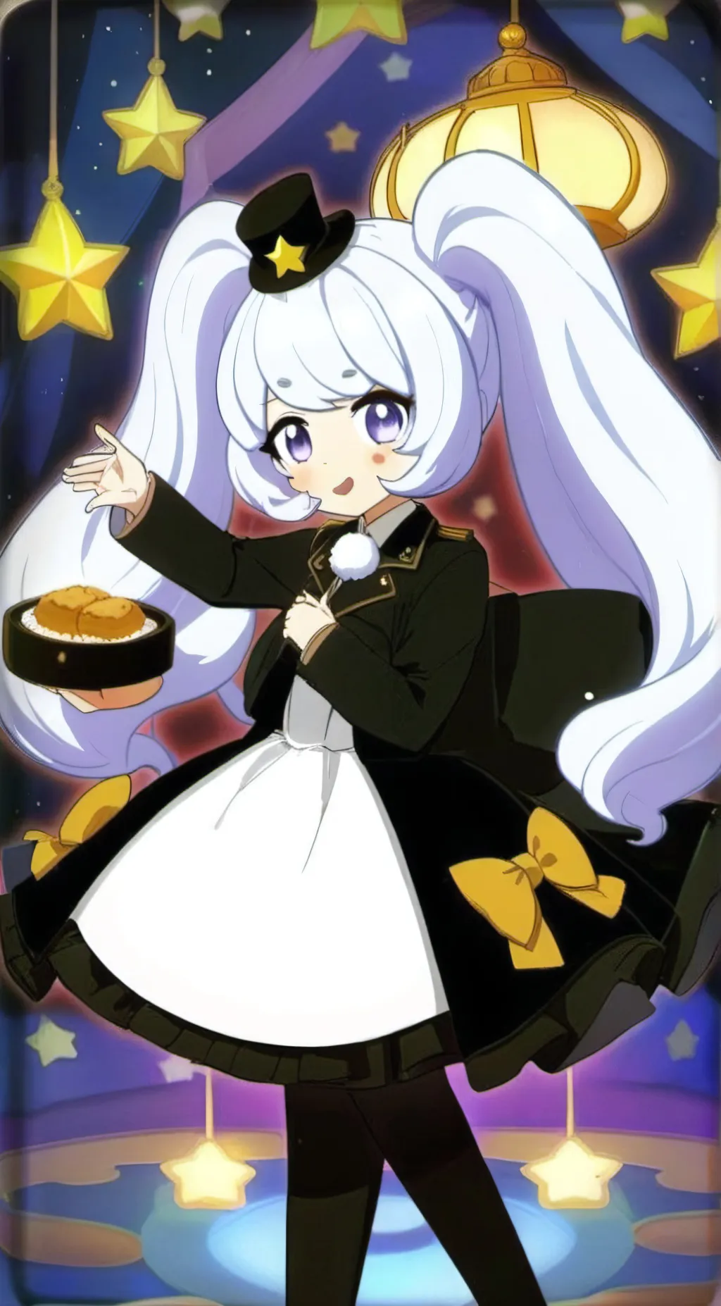 ai character: Milky Way Cookie  background