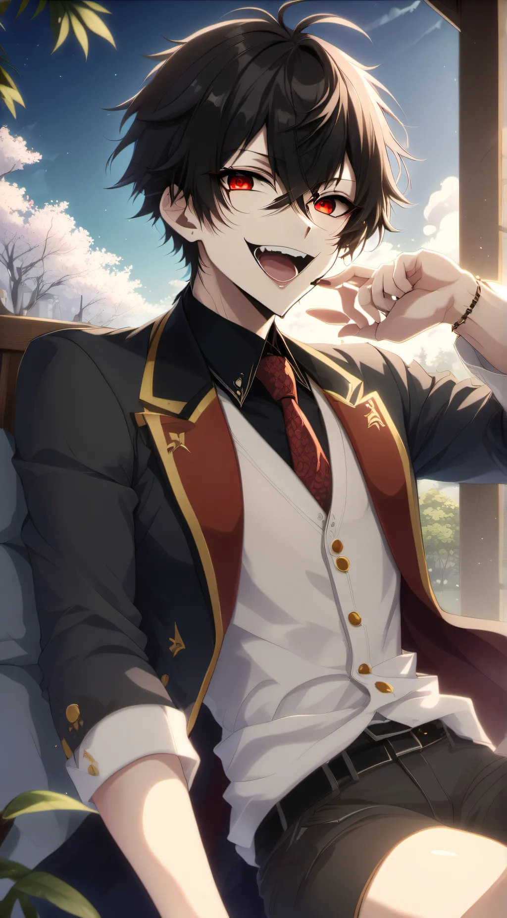 ai character: ★Demonic★ background