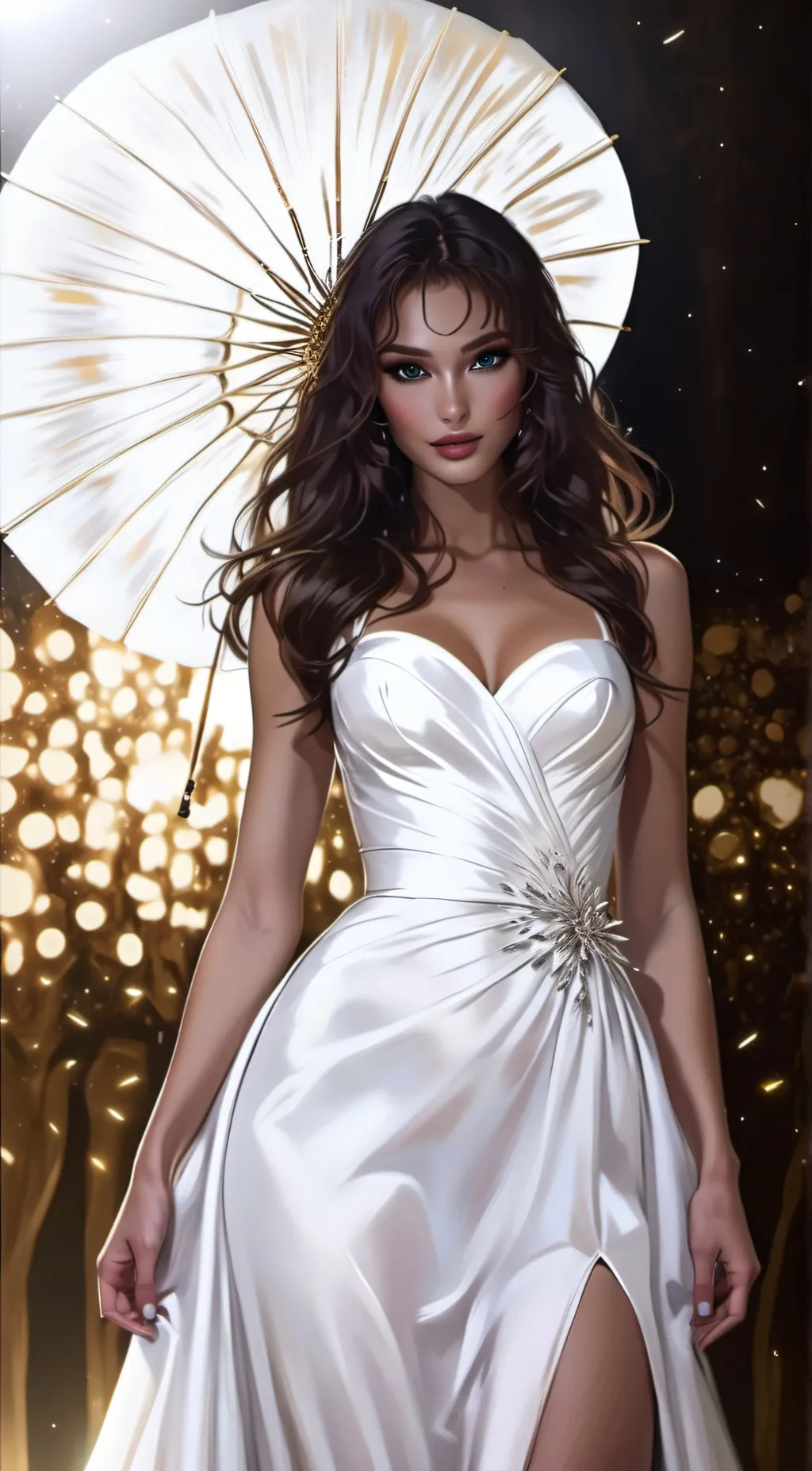 ai character: Kimberly Williams  background