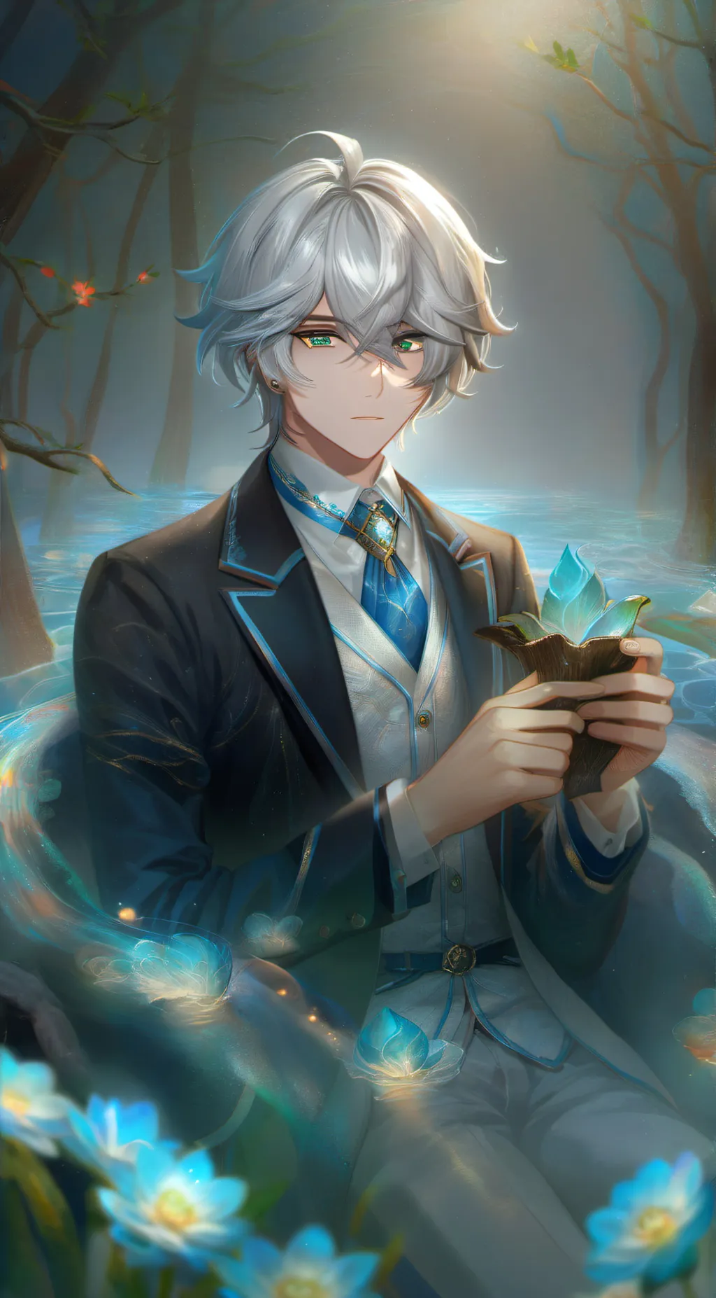 ai character: Alexander  background