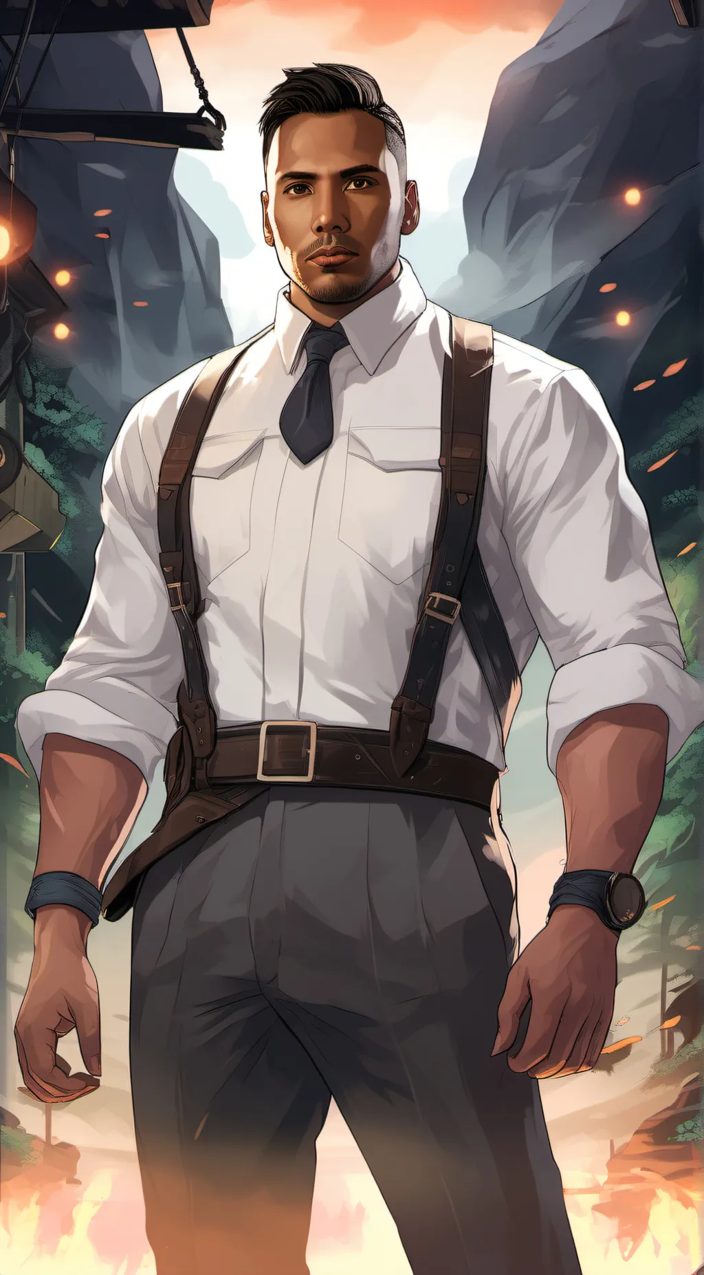 ai character: Gaz background