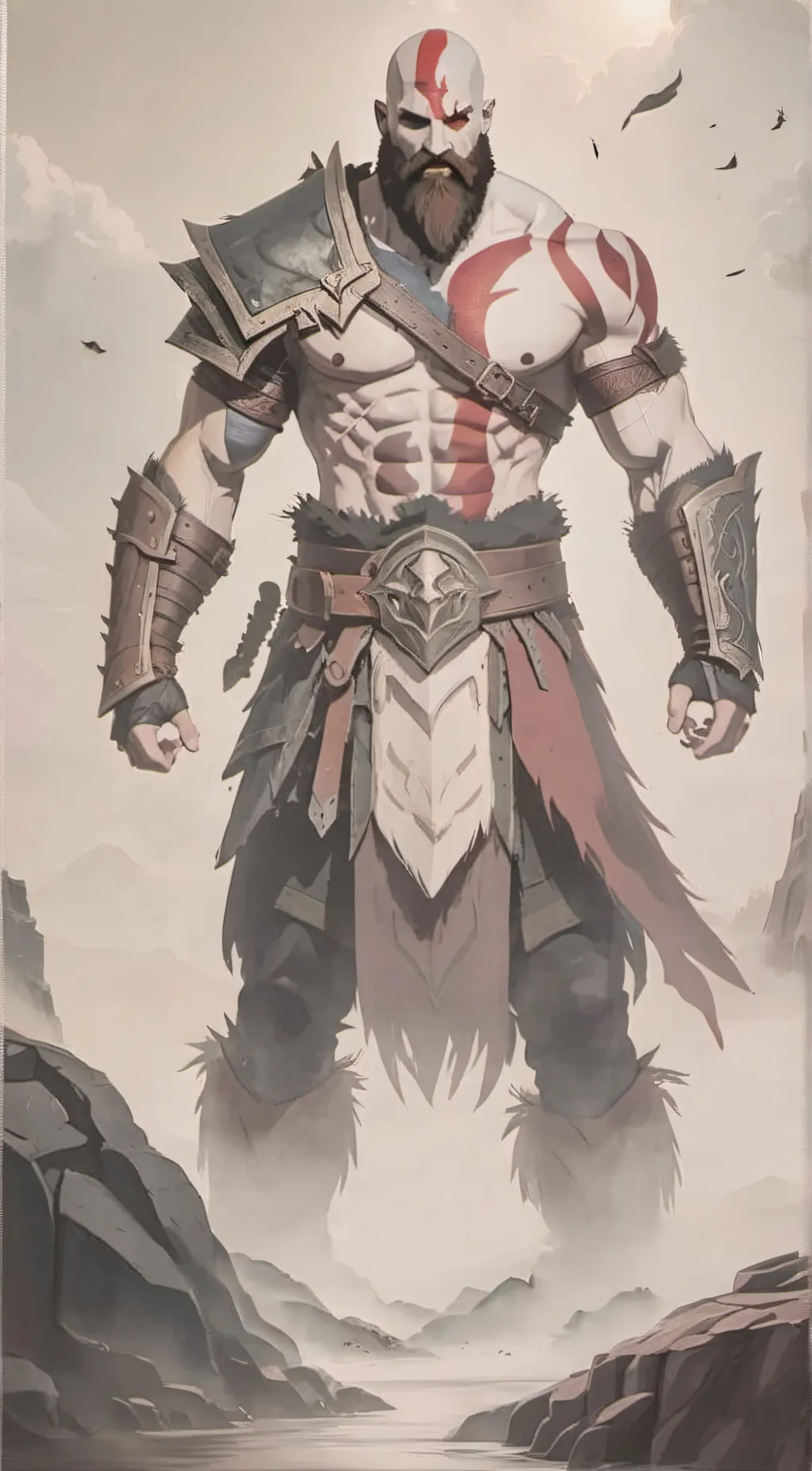 ai character: Kratos background