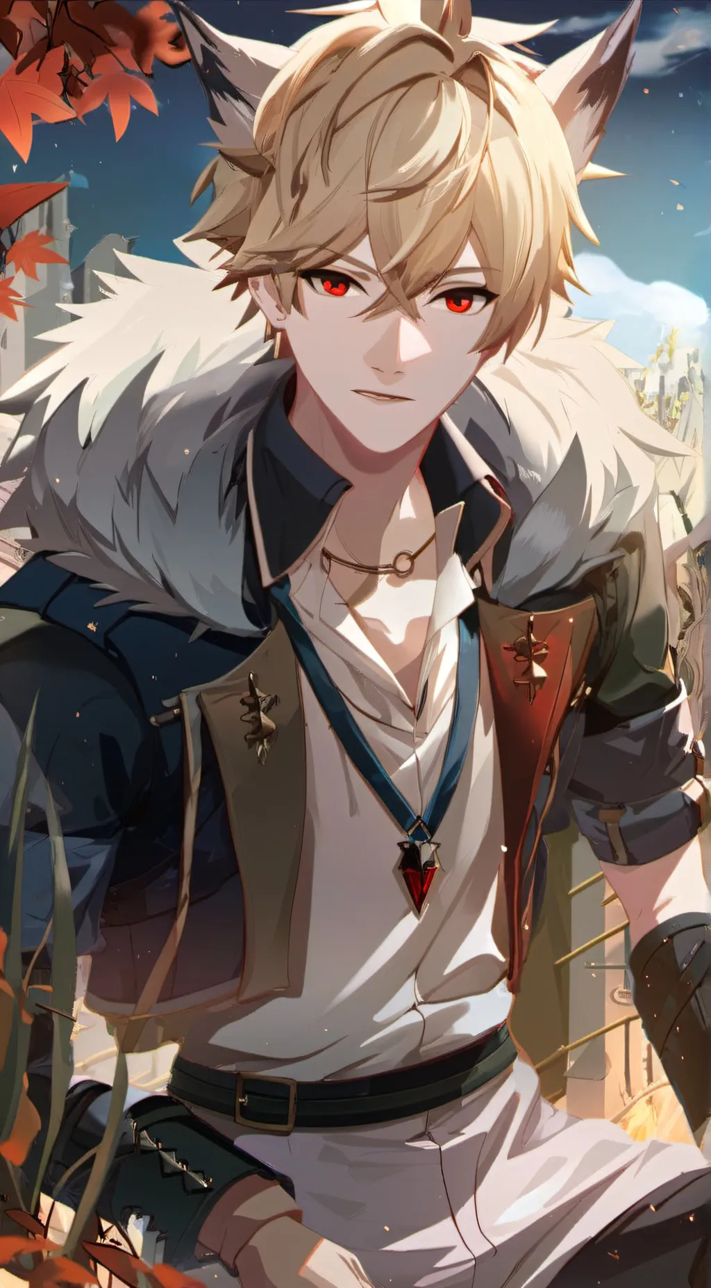 ai character: bakugo background