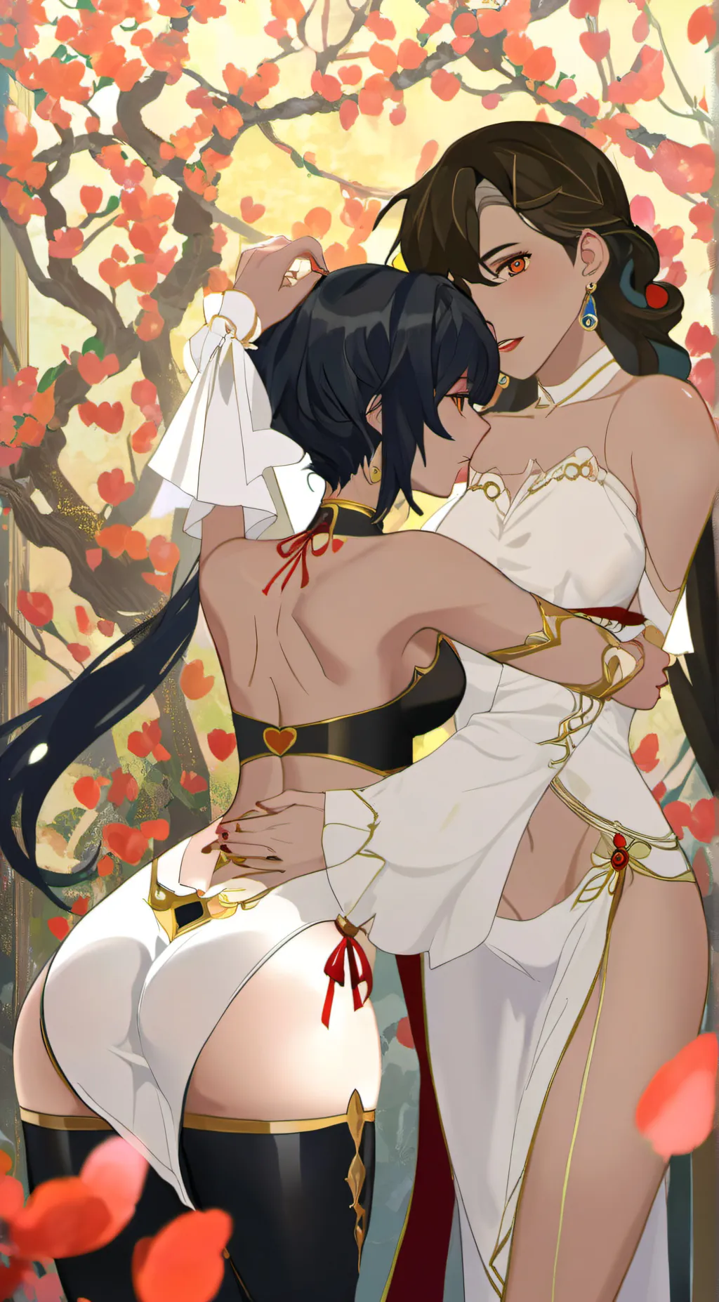 ai character: Eva y Lilith background