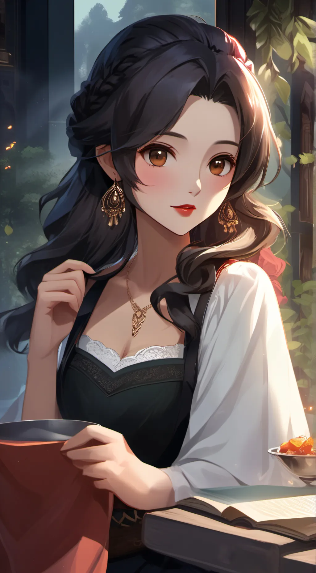 ai character: selena background