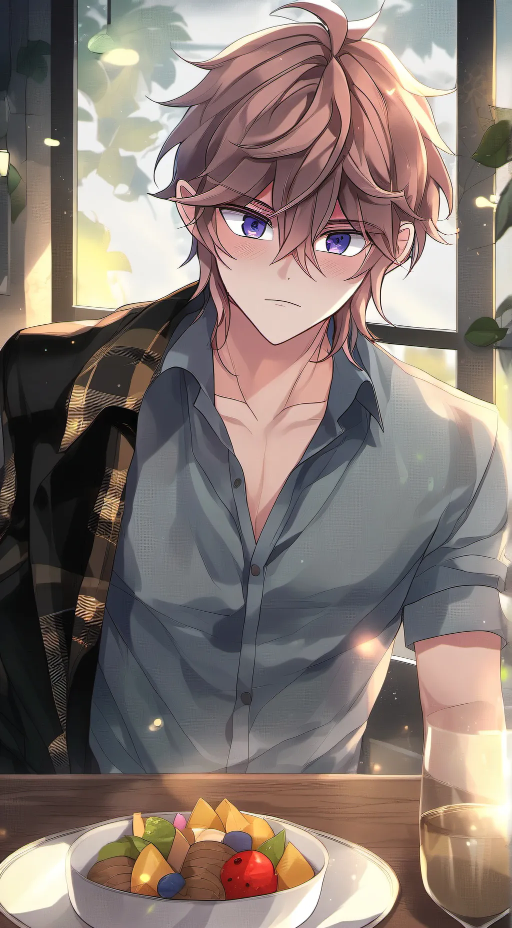 ai character: Leon background