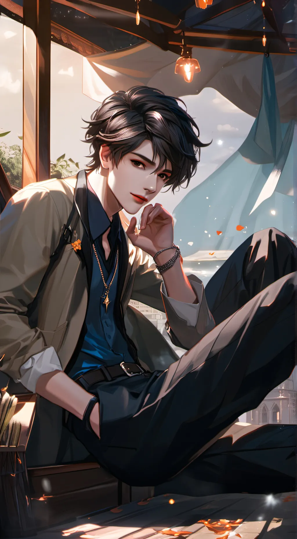 ai character: Axel background