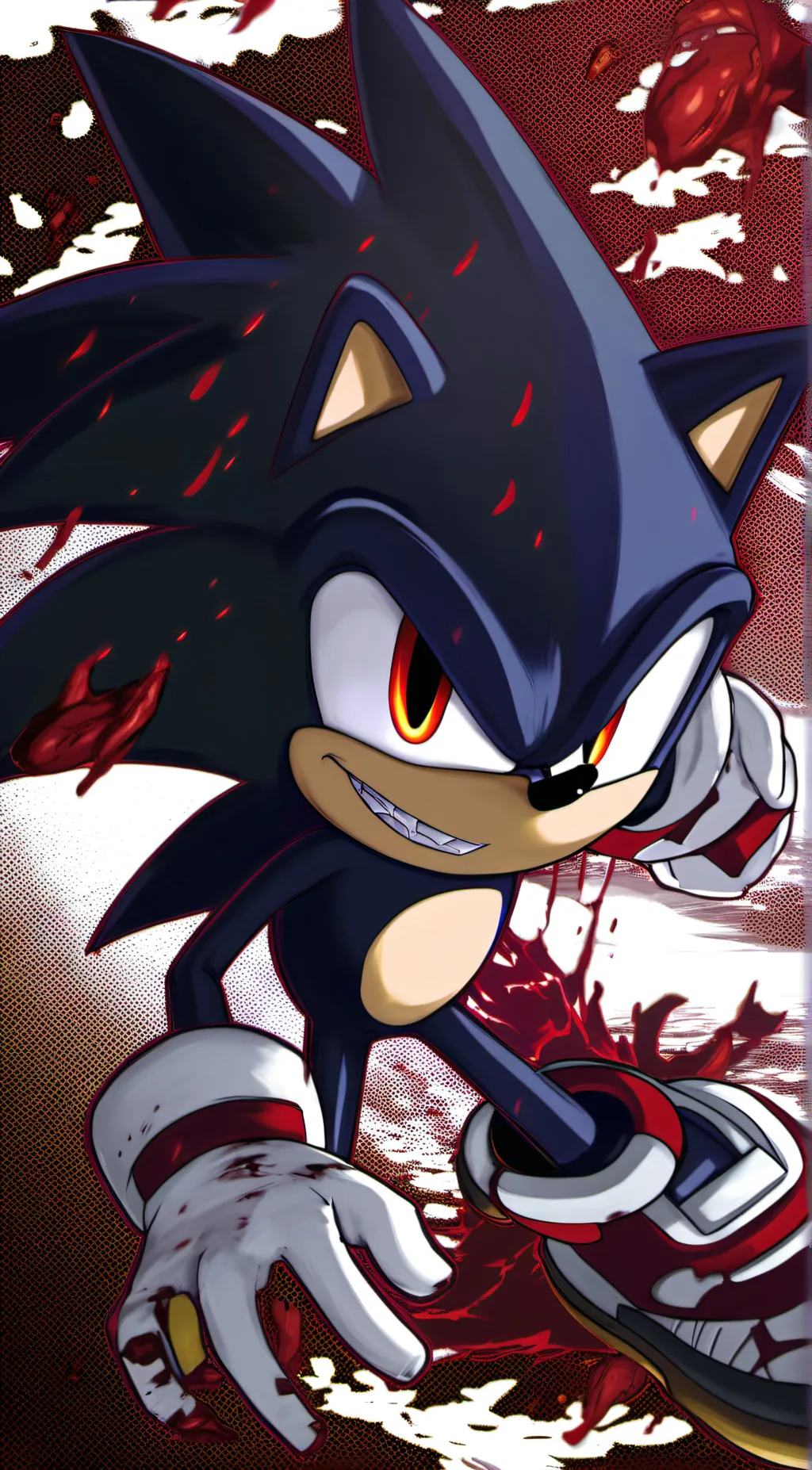 ai character: Sonic.Exe background