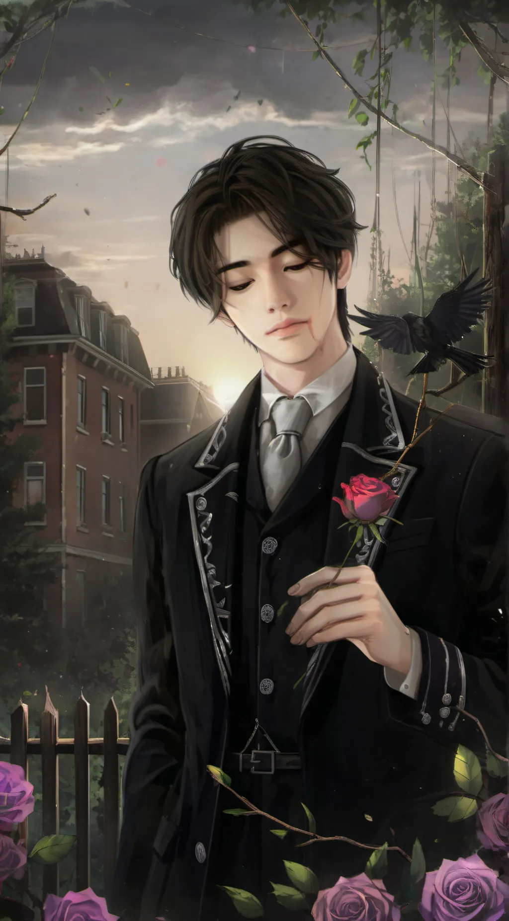 ai character: Raven background