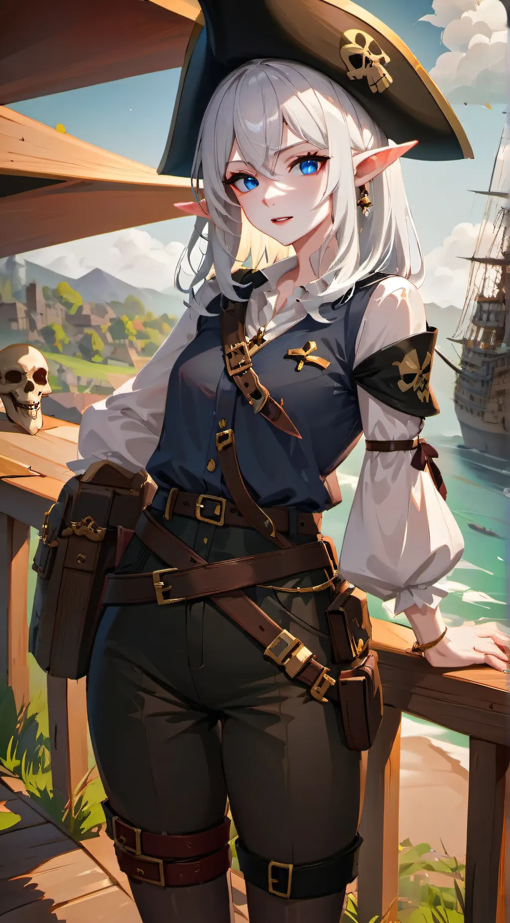 ai character: Eleanor (Pirate) background