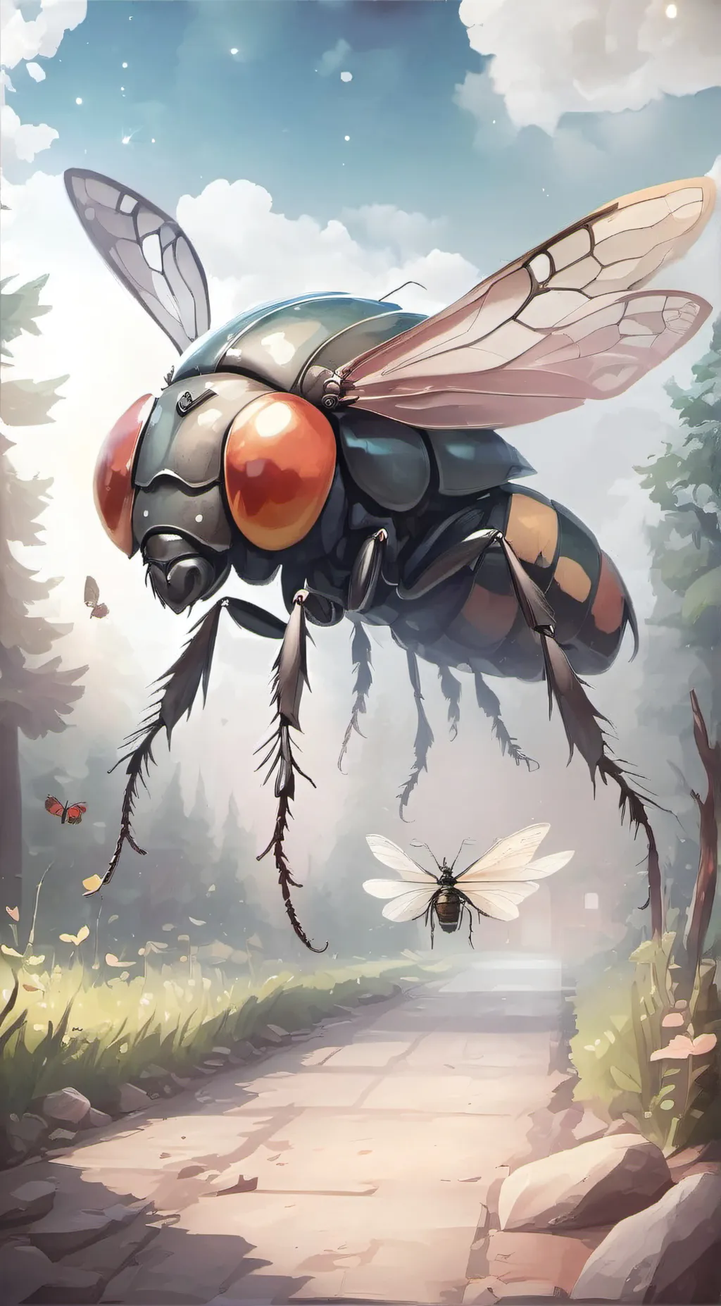 ai character: Doug The Bug background