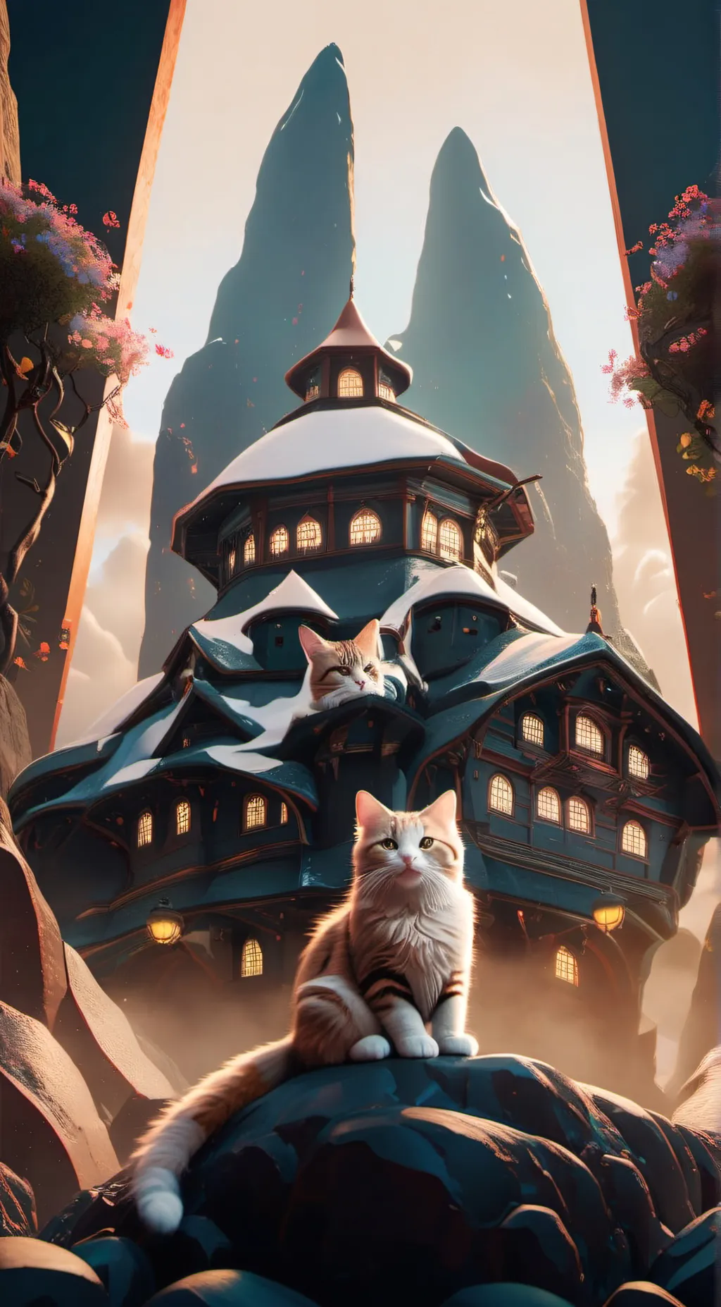 ai character: Cat background