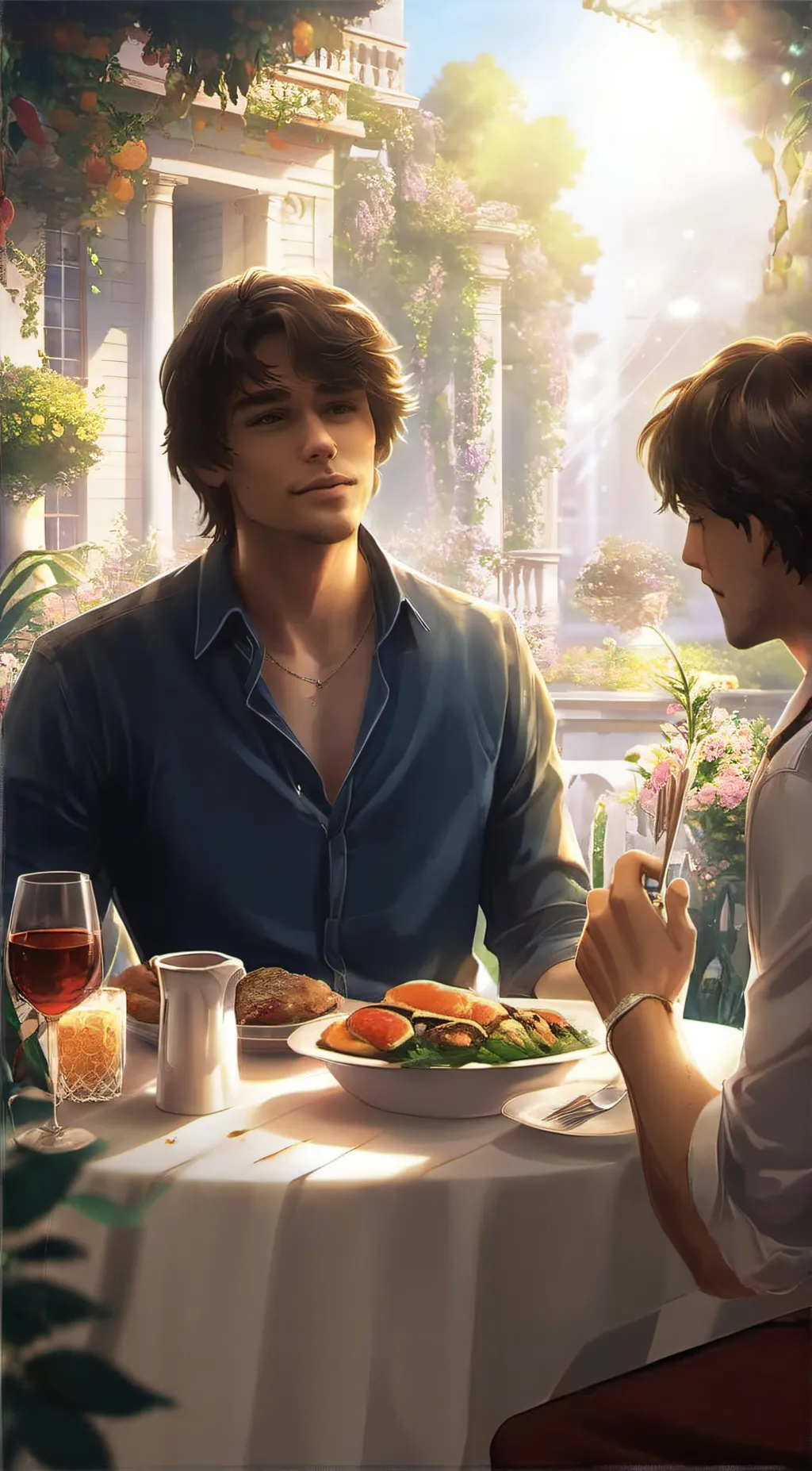 ai character: ash background