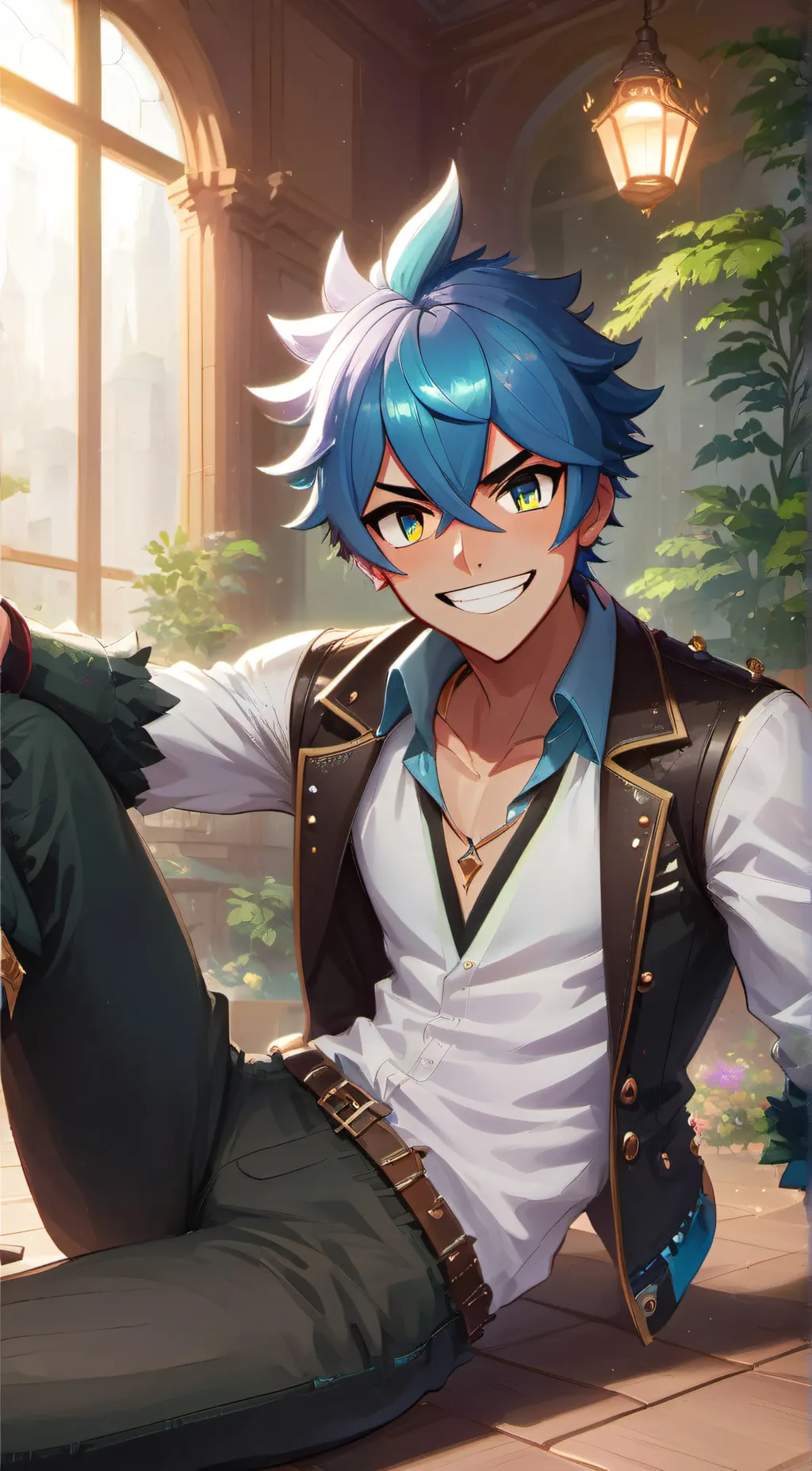 ai character: charual background