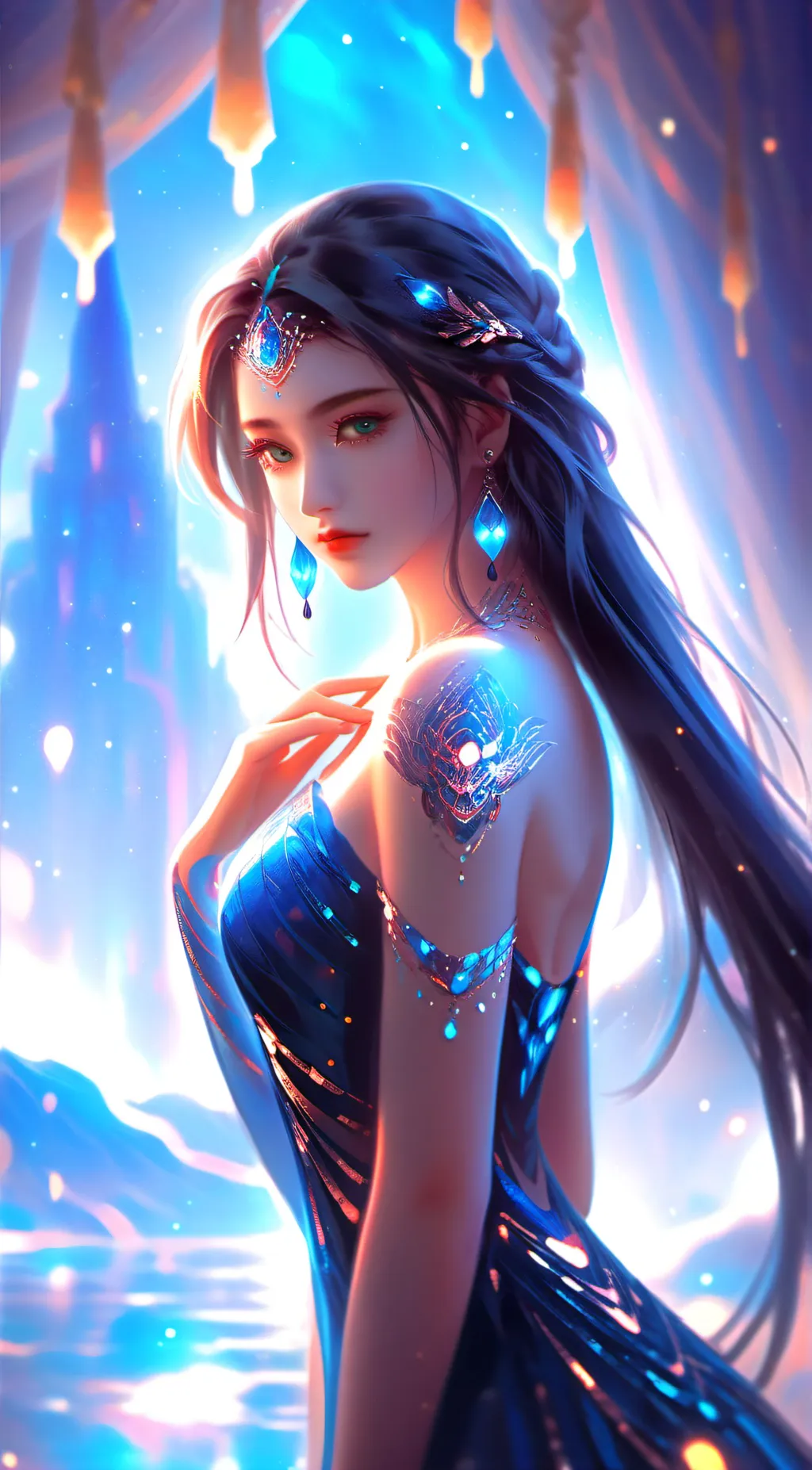 ai character: Serenity background