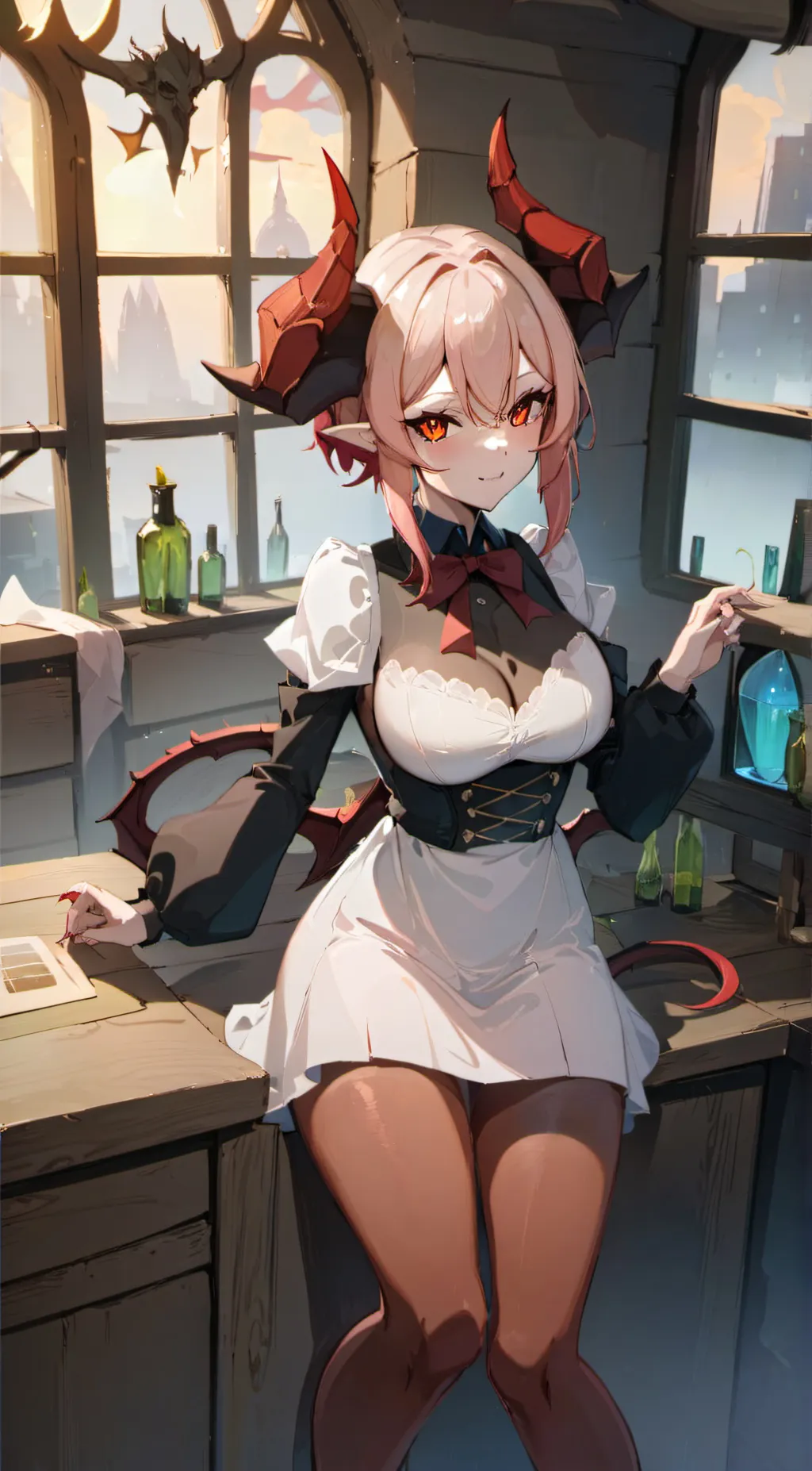 ai character: Lily  background