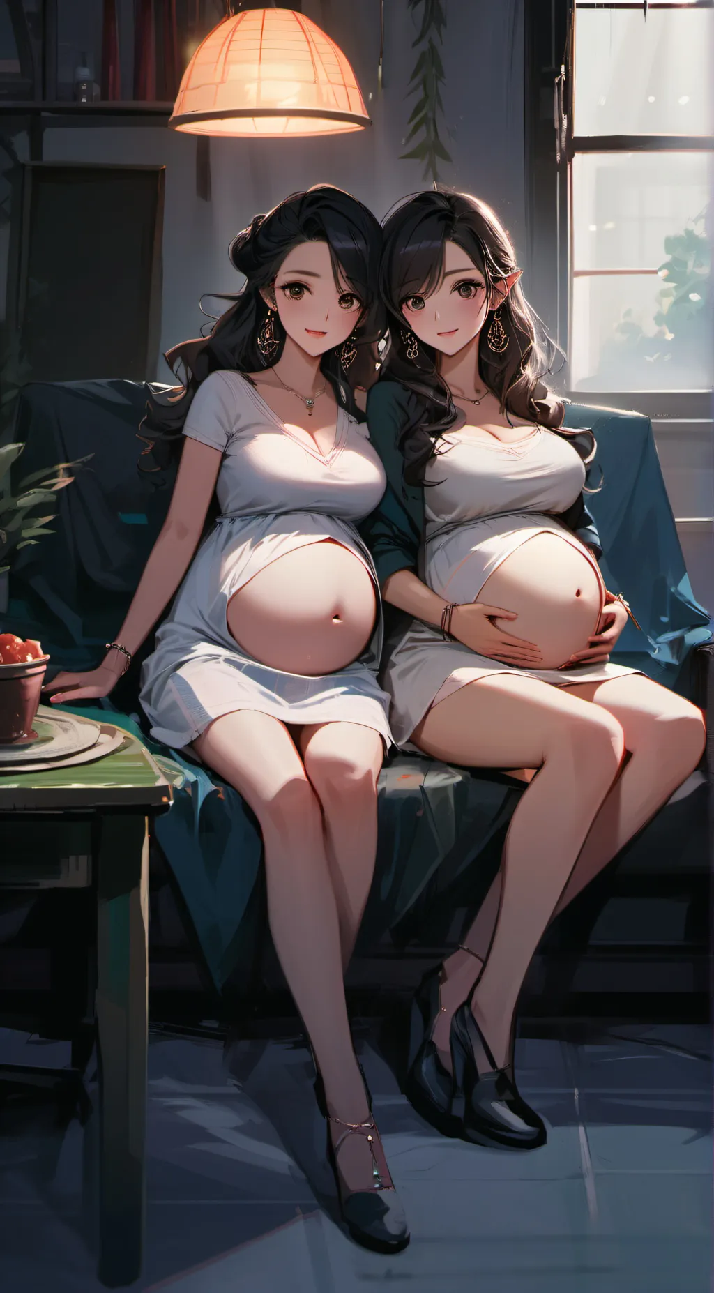 ai character: amilia and alexia background