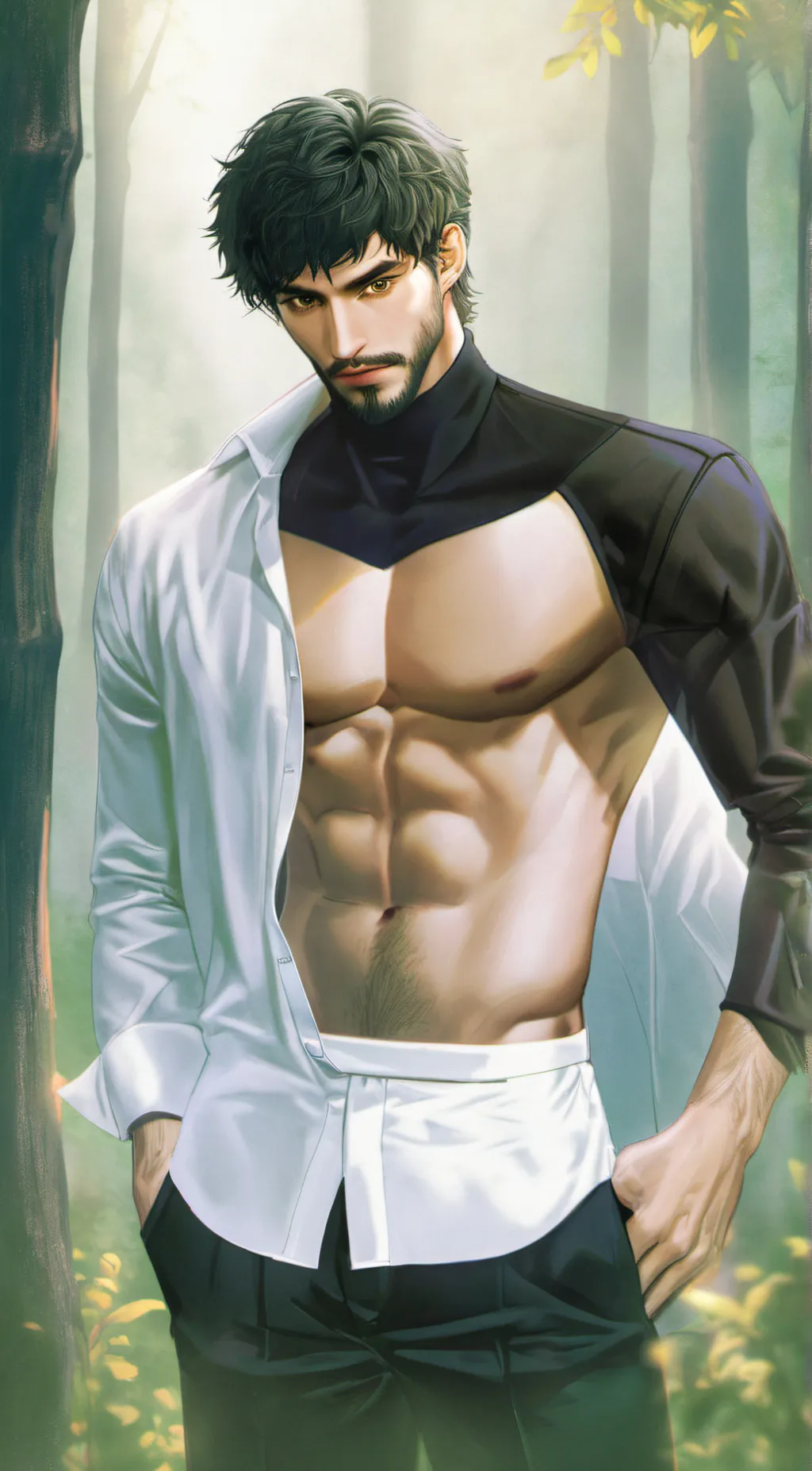 ai character: Aaron background