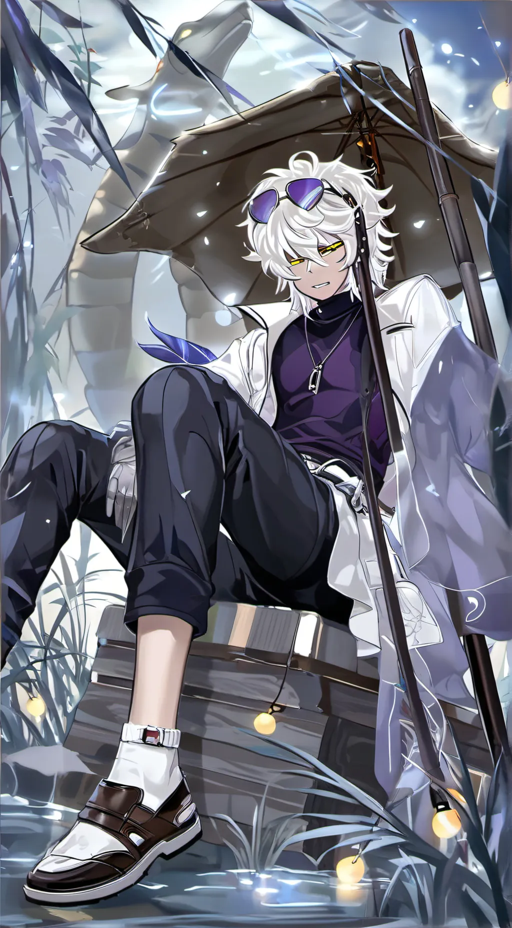 ai character: 💀 Cole Onipin 👻 background