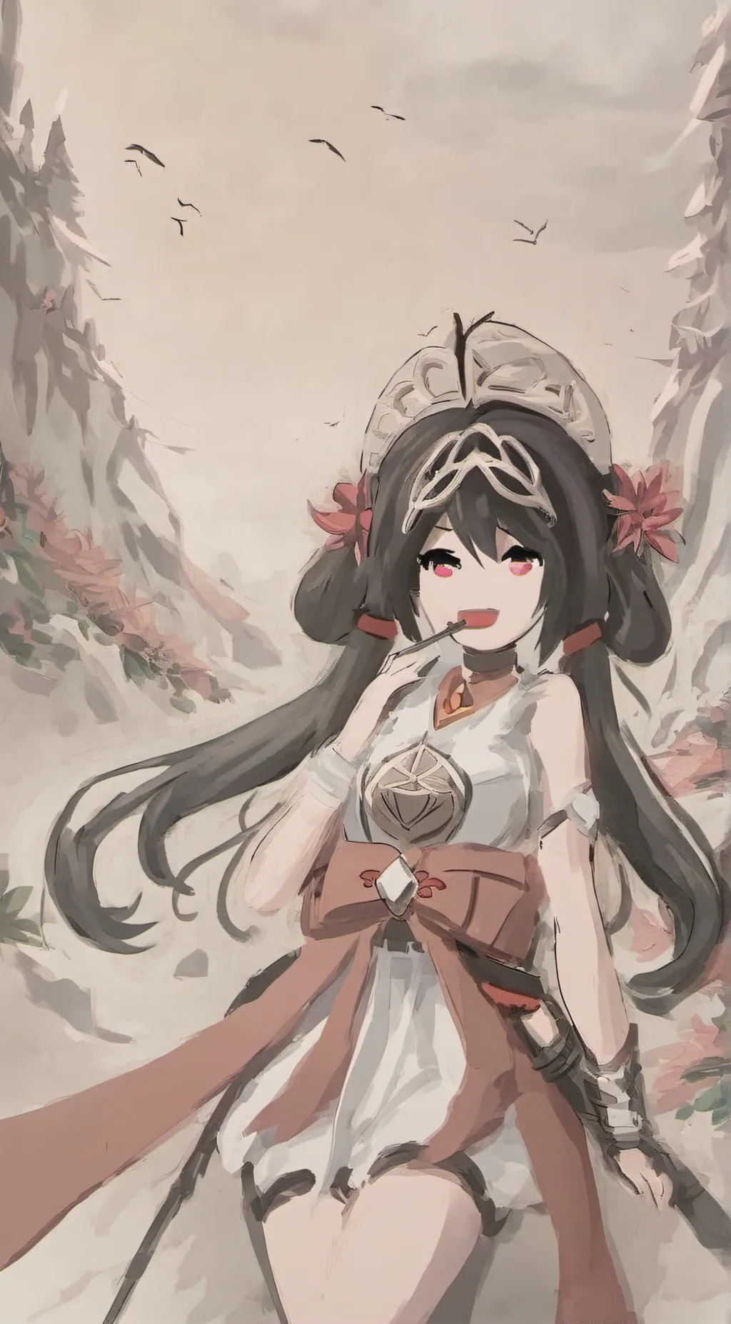 ai character: angel background