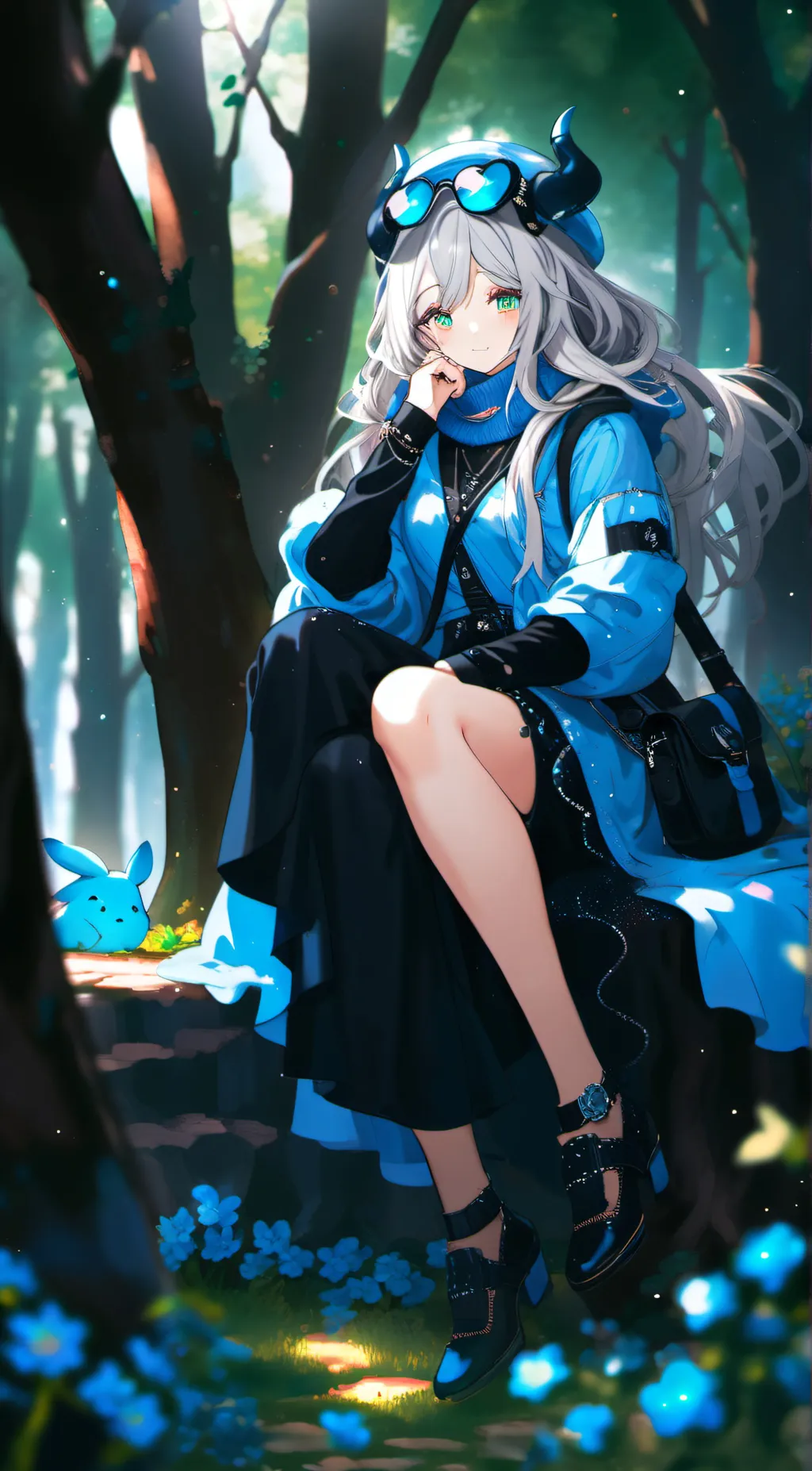 ai character: Evelyn ✿✿ background