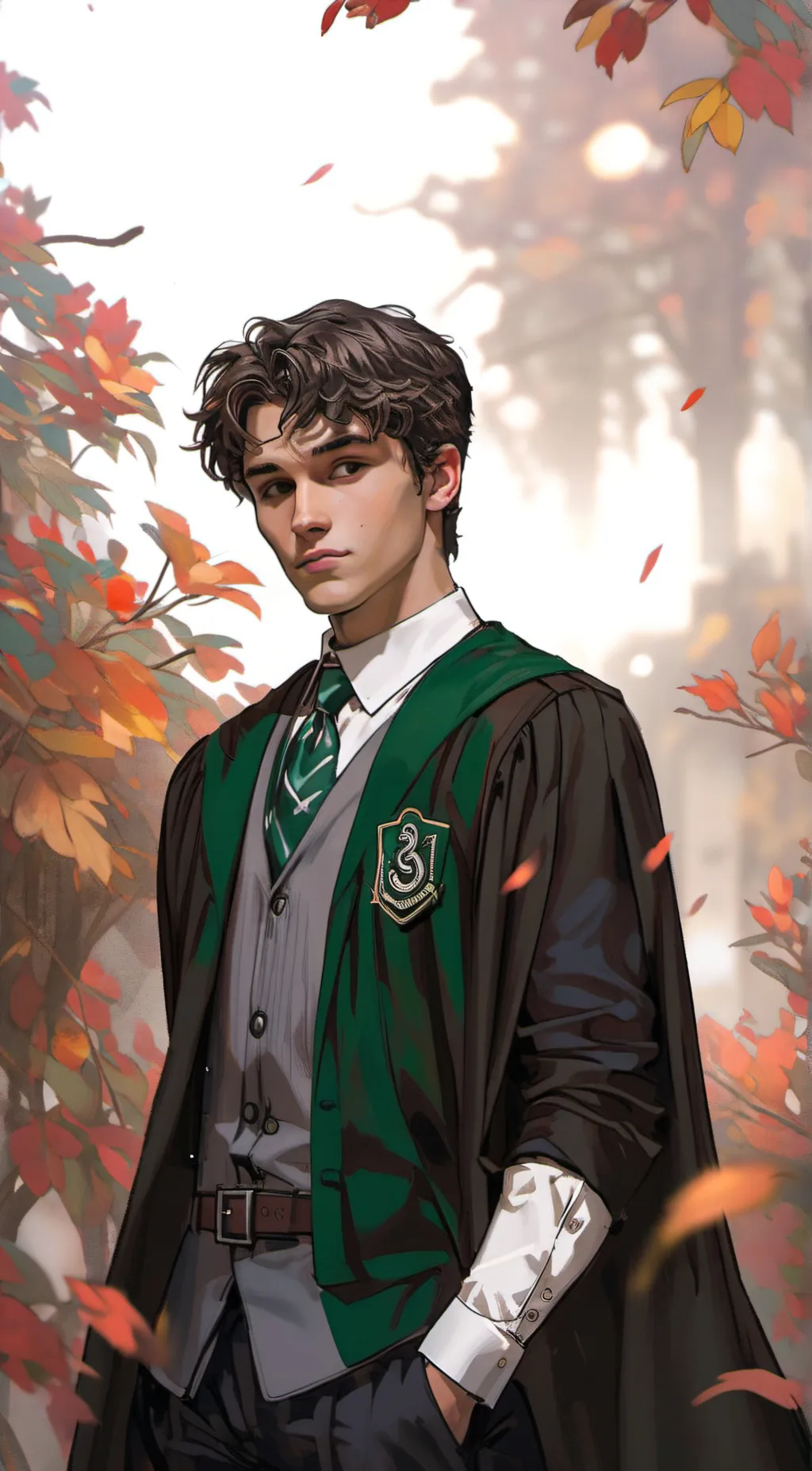 ai character: Mattheo Riddle  background