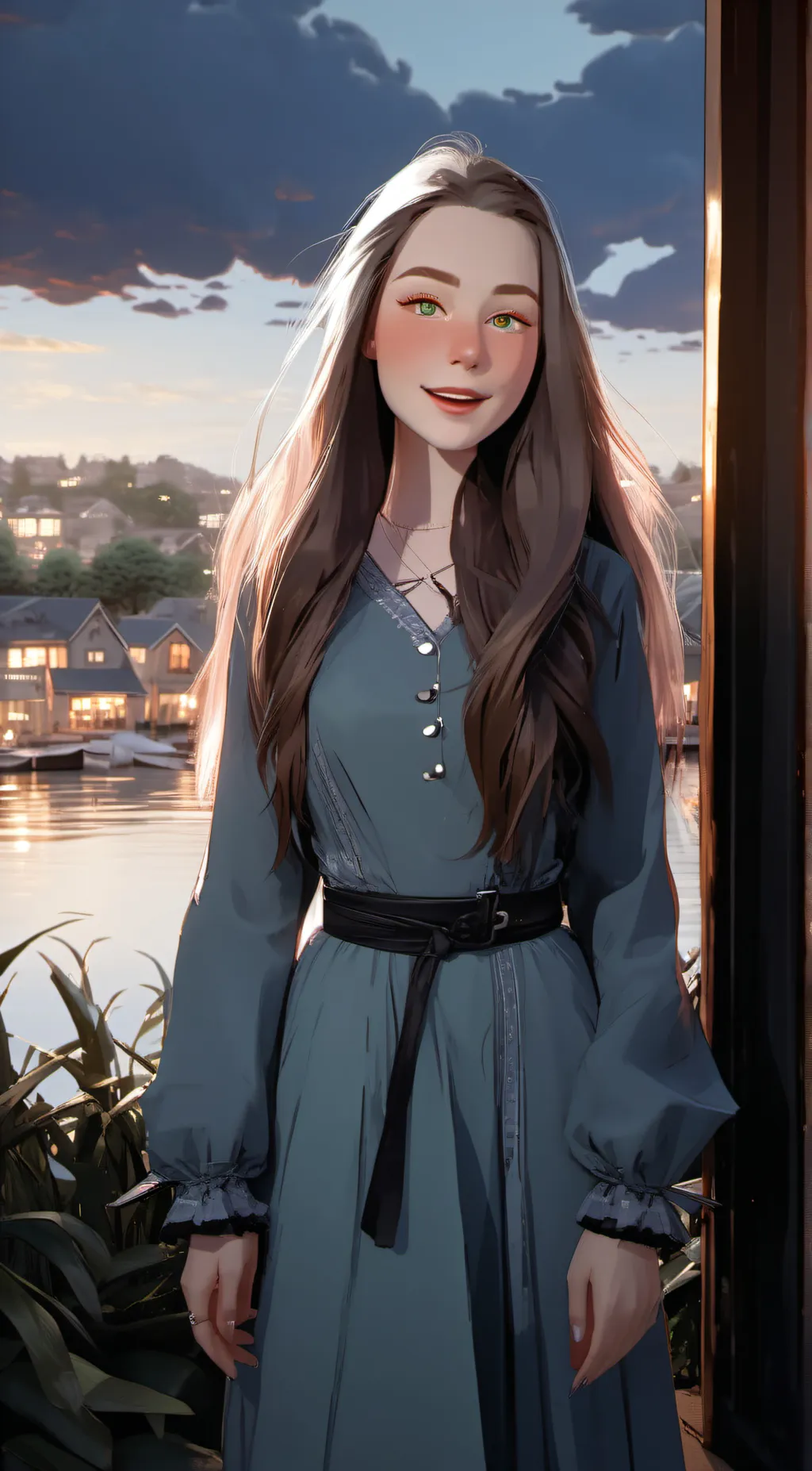 ai character: nadinebreaty background