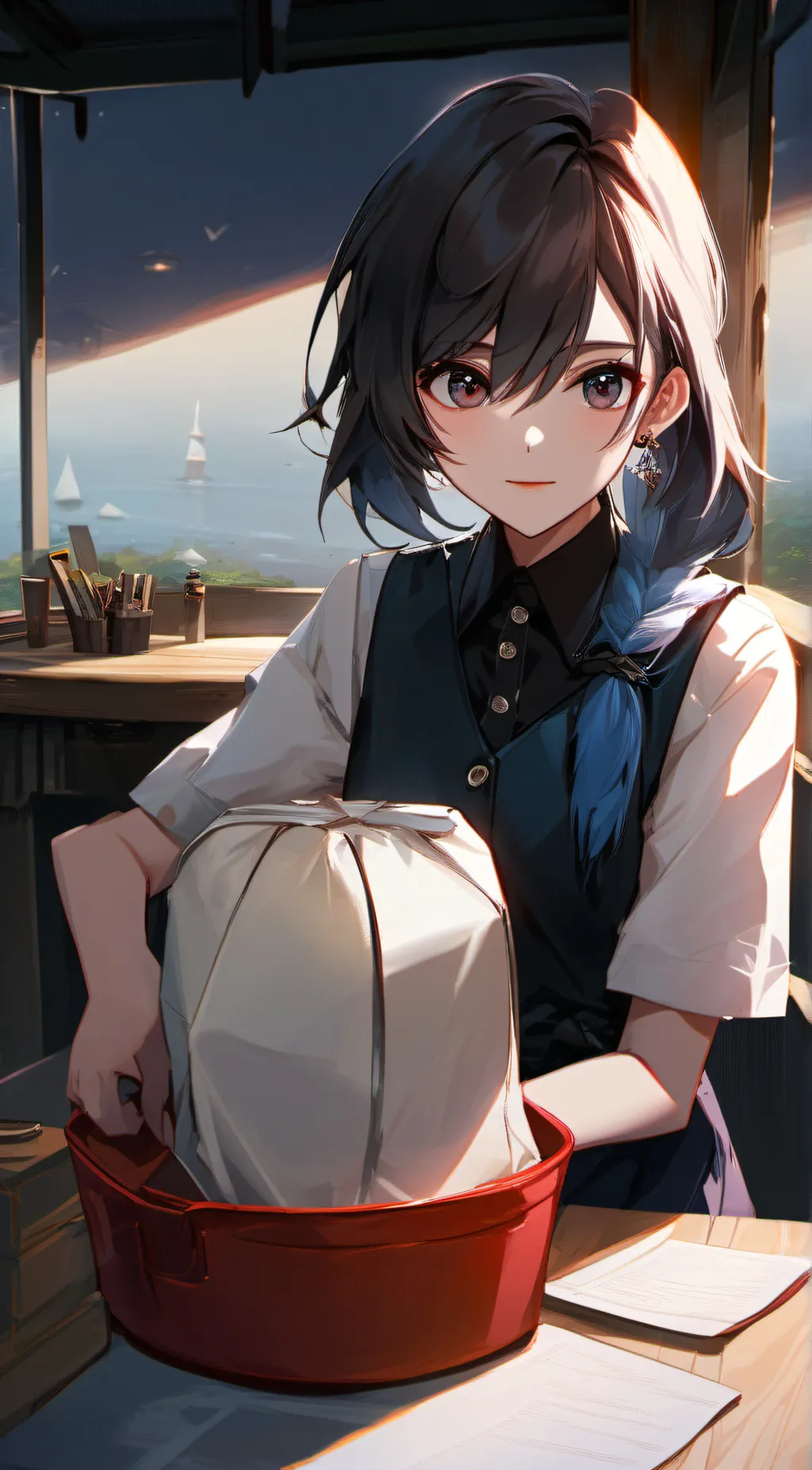 ai character: diut background