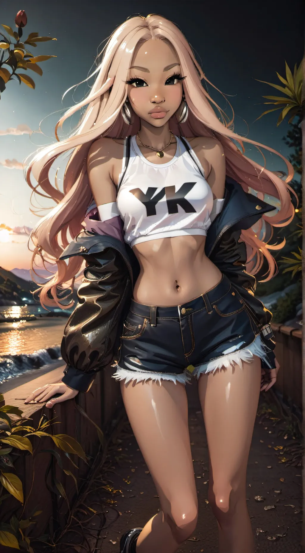 ai character: Sky background