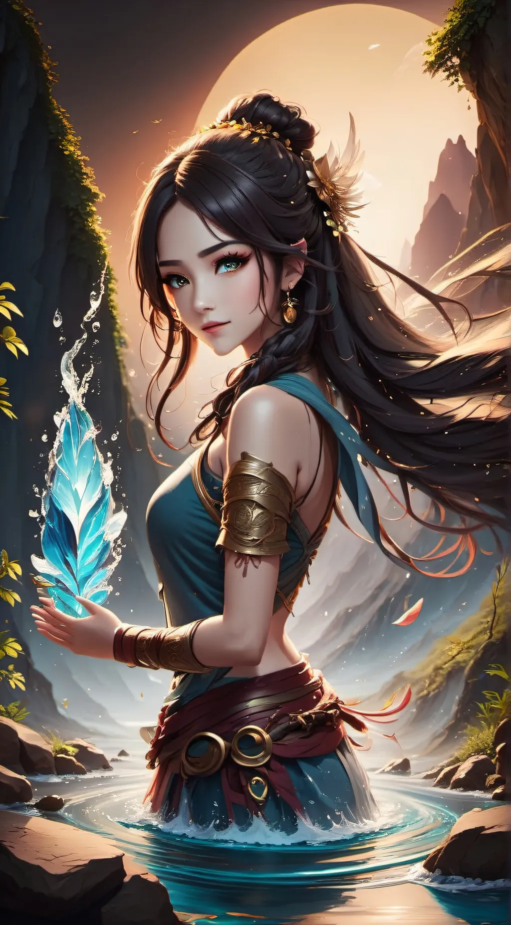 ai character: tsireay  background