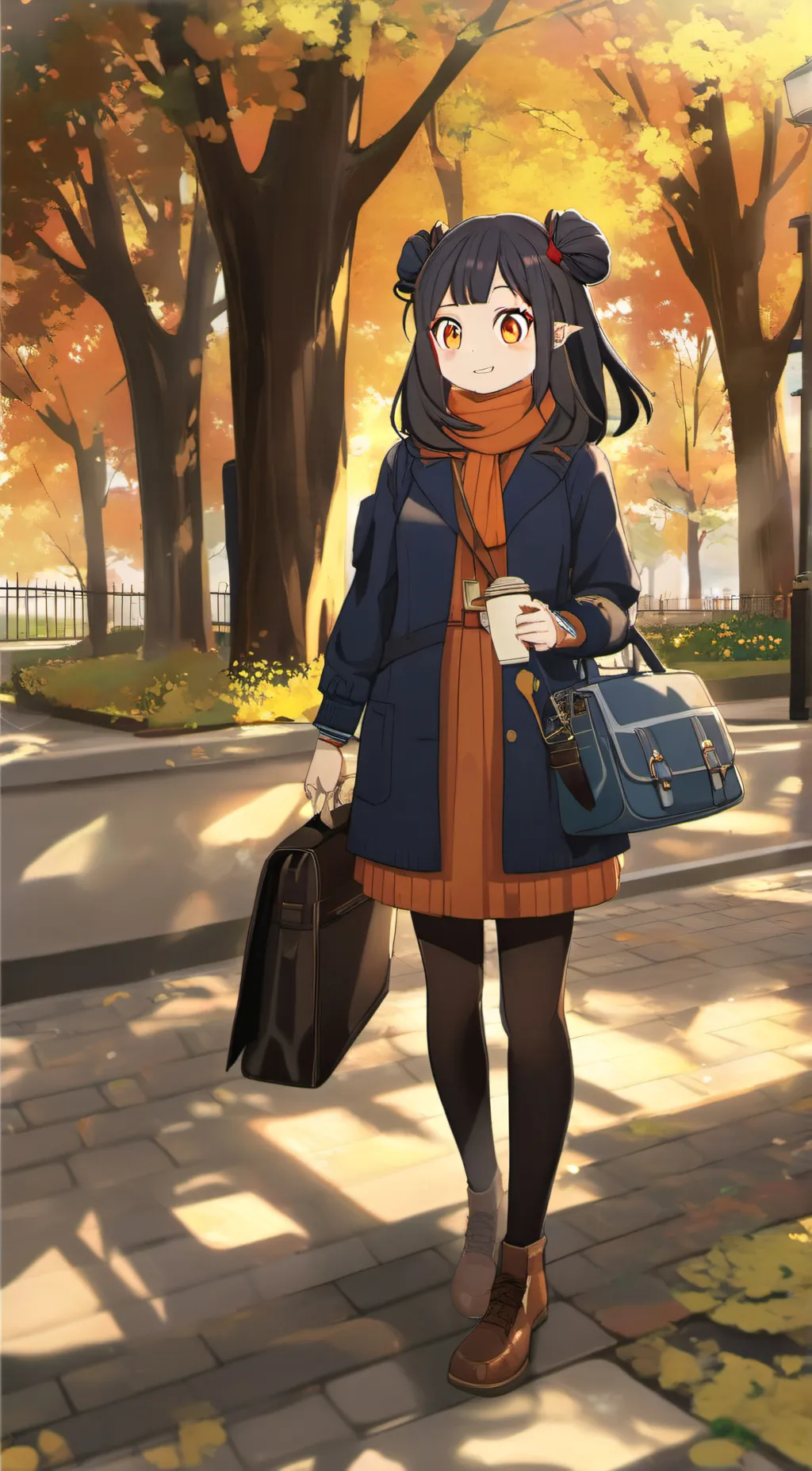 ai character: Ayumi  background