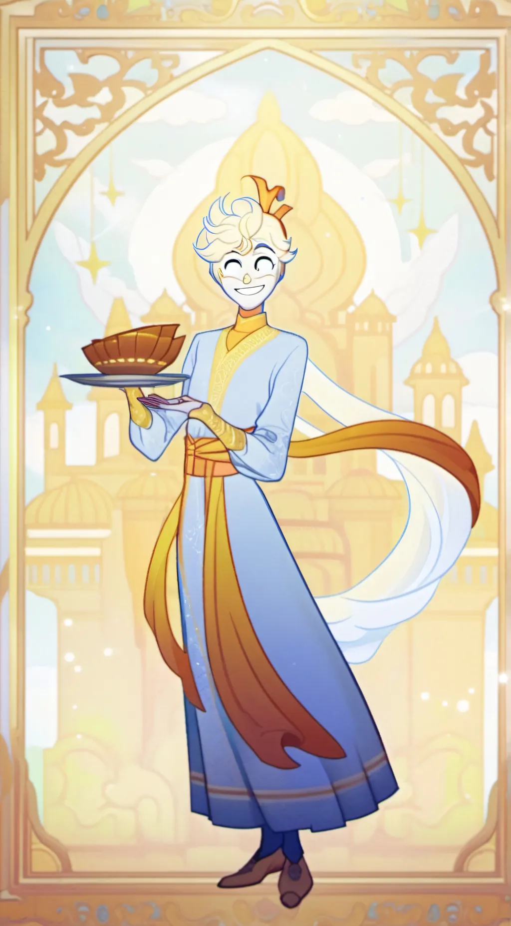 ai character: Saint. Peter background