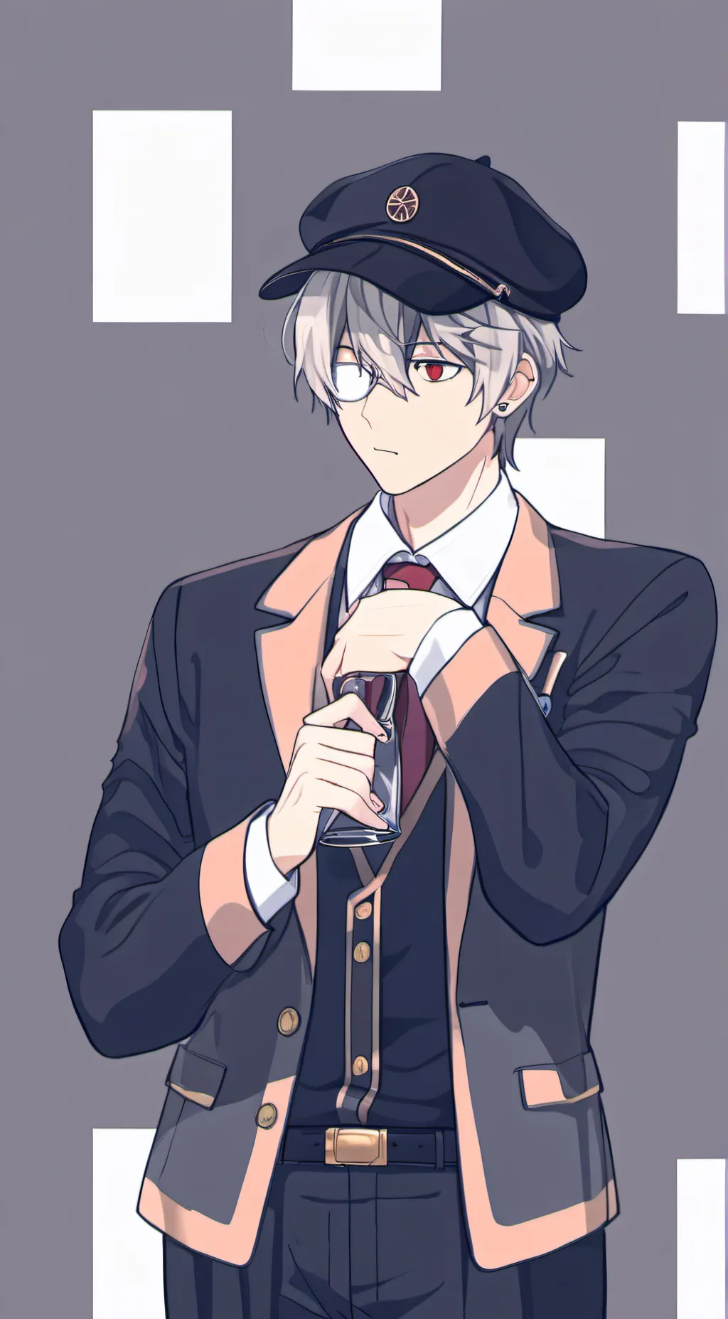 ai character: Bakugo Katsuki background