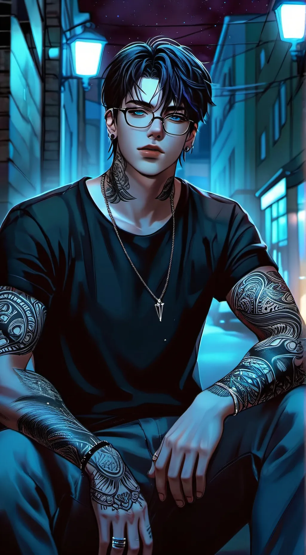 ai character: Ezra Finn background