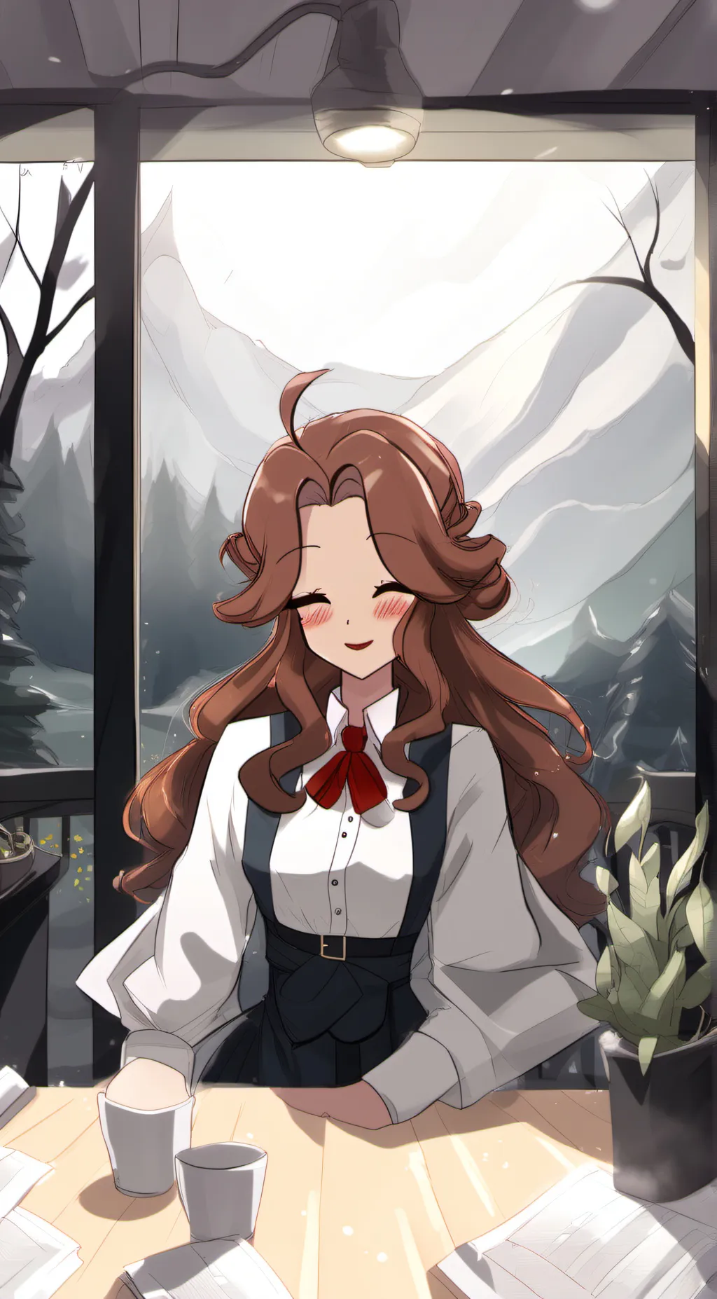 ai character: Ruby background