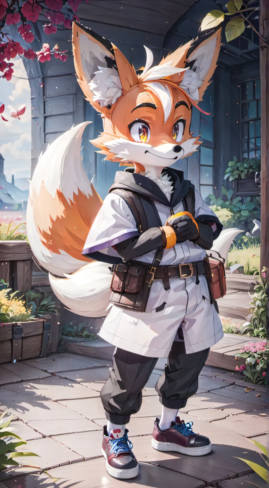 ai character: Tails background