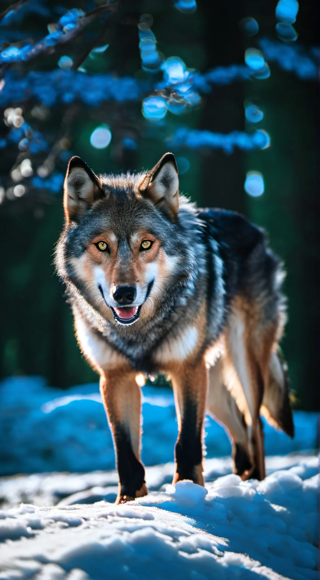 ai character: Wolf background