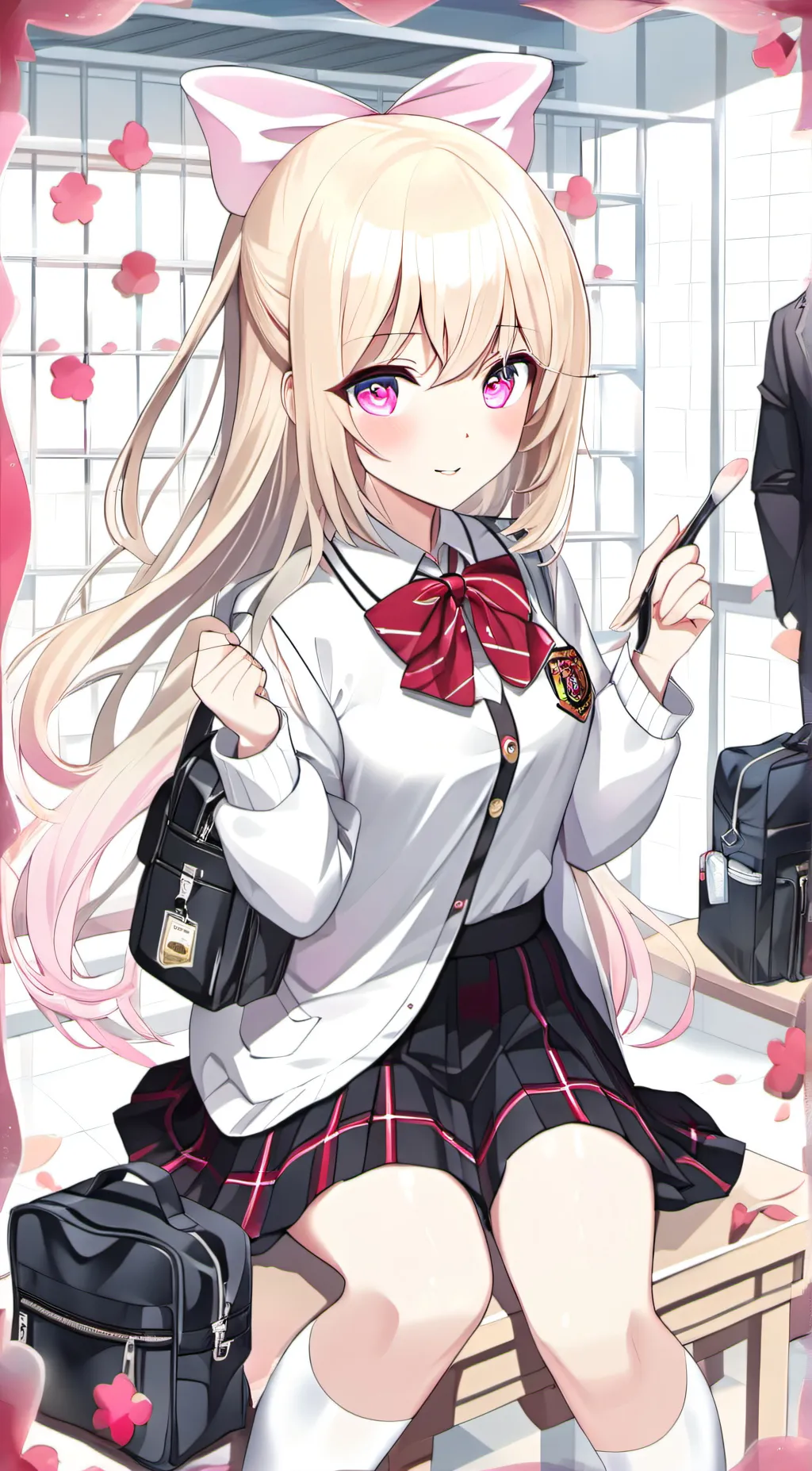 ai character: {🌺[eva]🌺} background