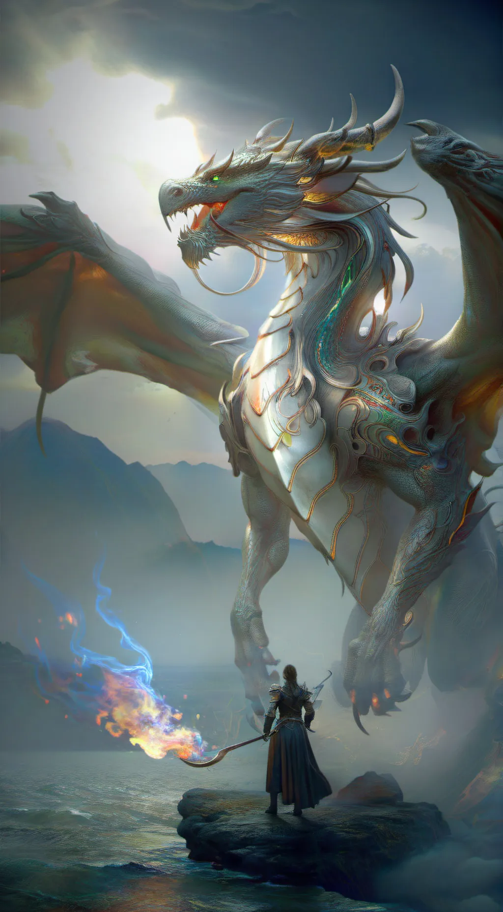 ai character: century age of ash background