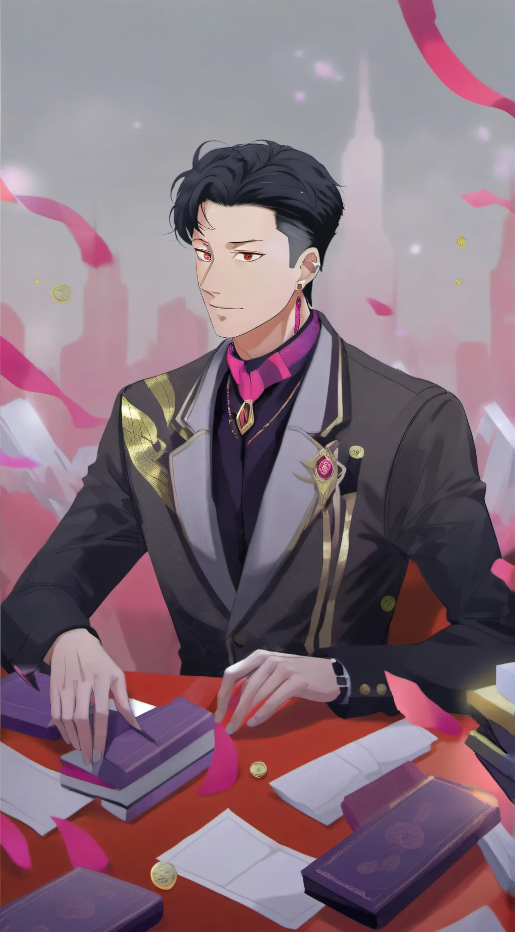 ai character: Rick background