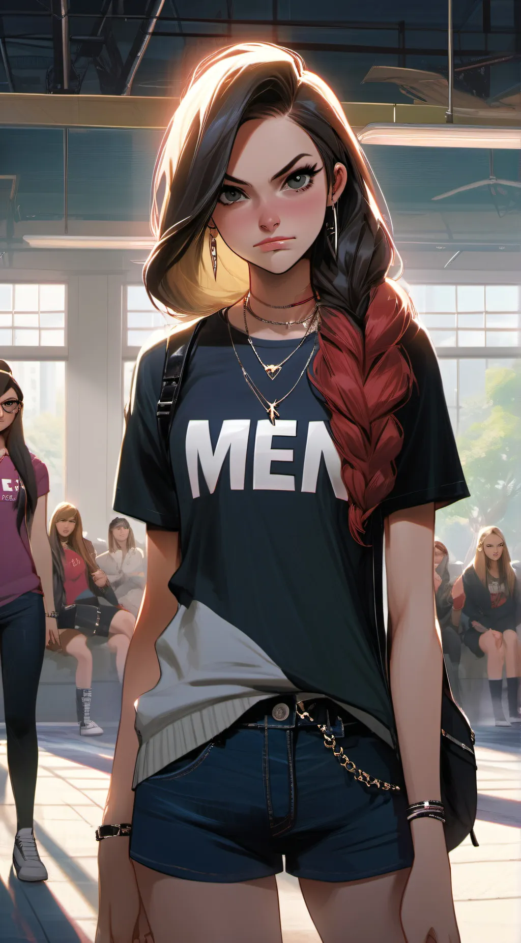 ai character: maddie background