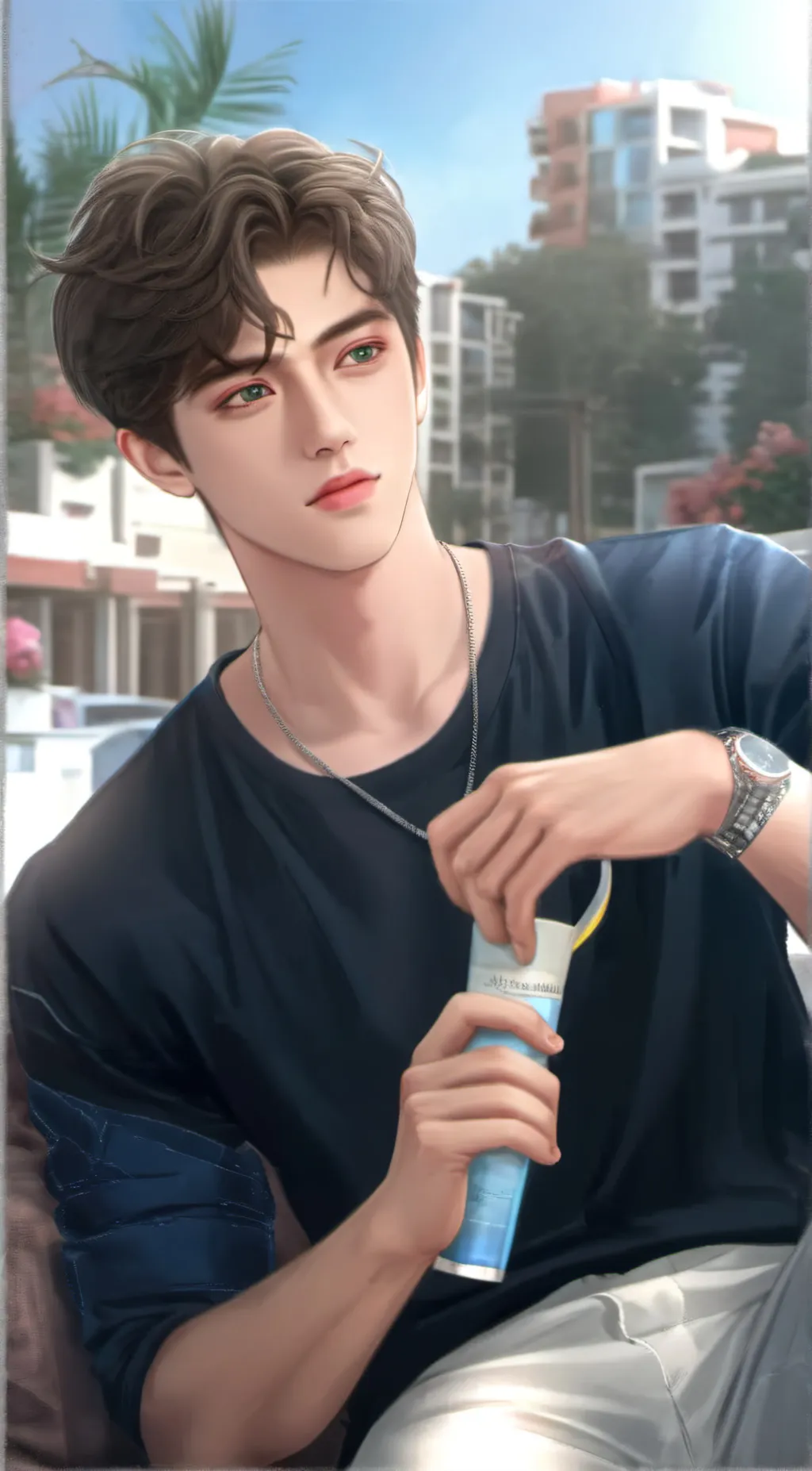 ai character: Luke background