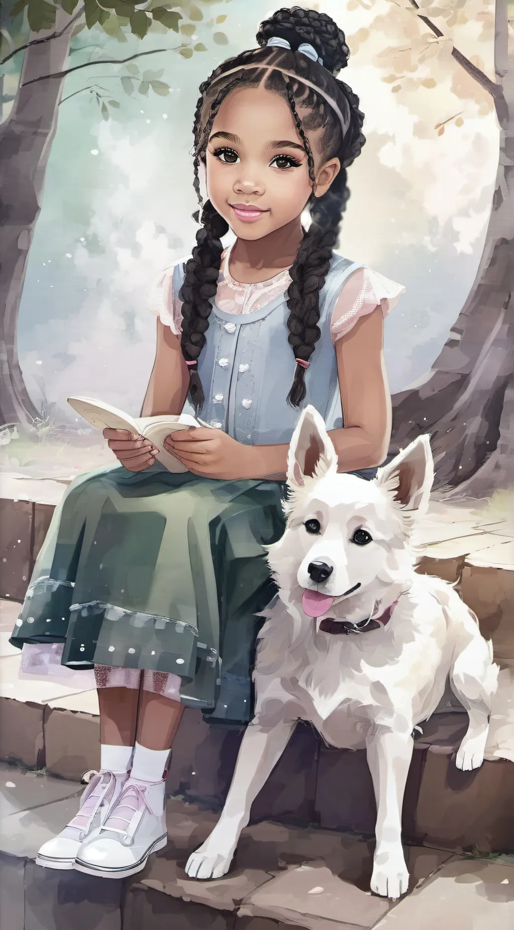 ai character: Lani love background