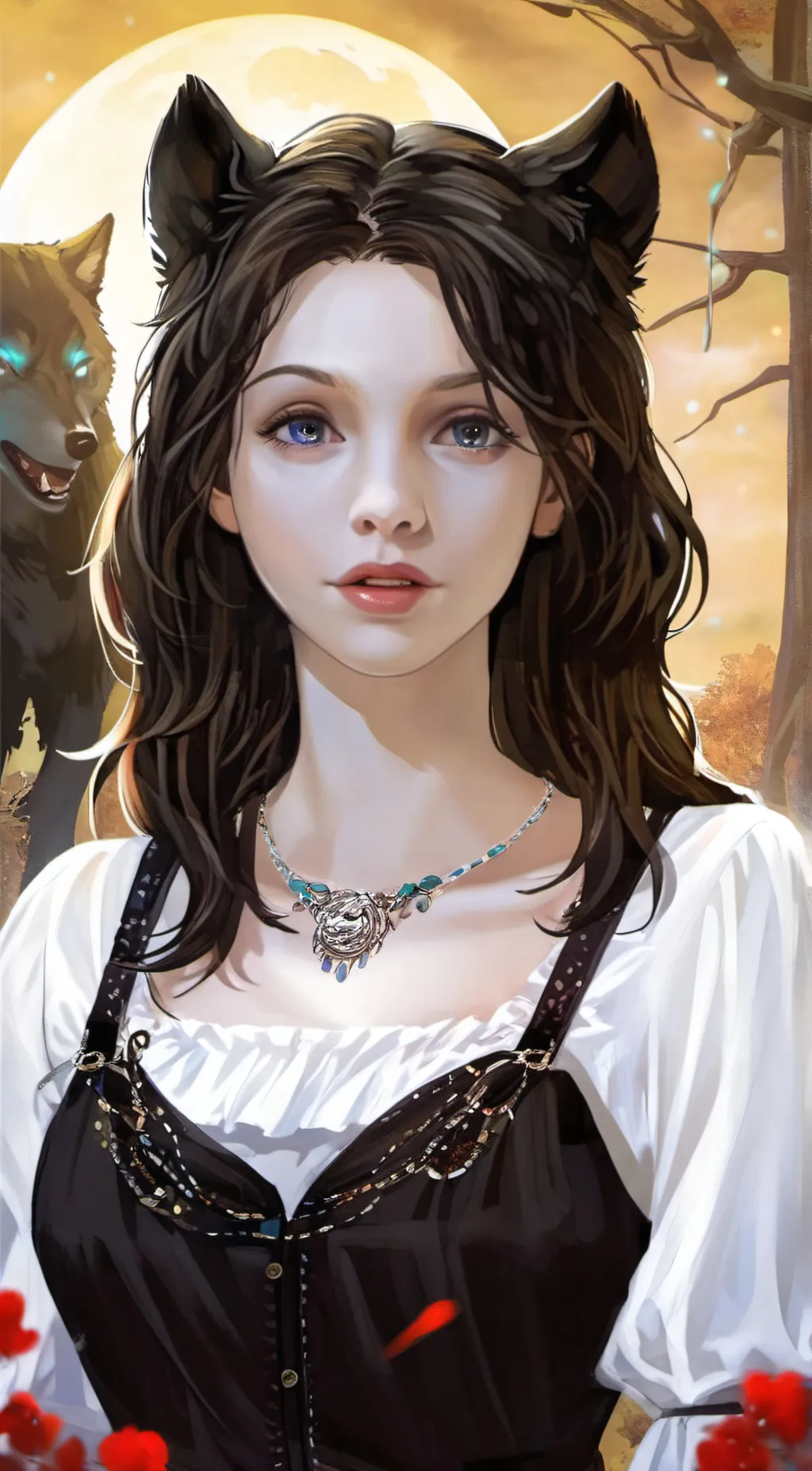 ai character: Savannah background