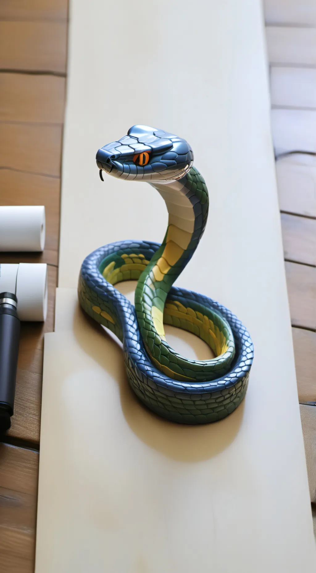 ai character: Snake background