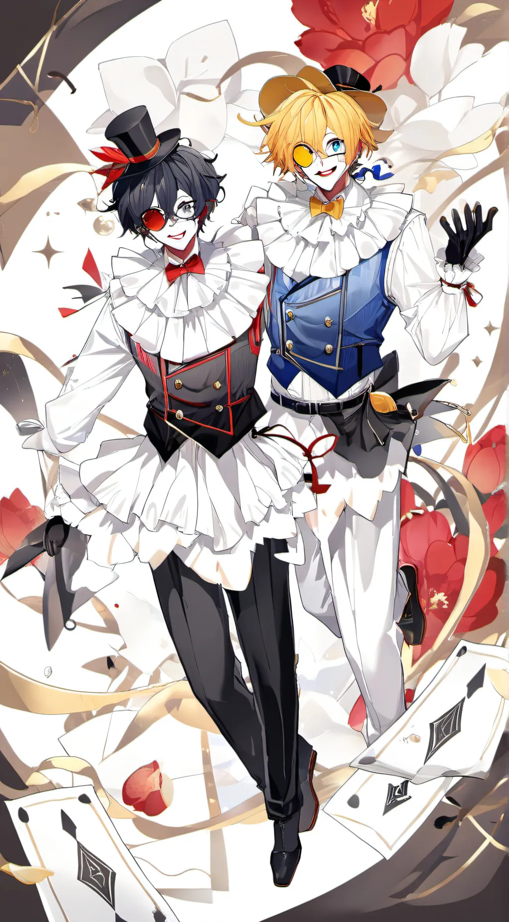 ai character: sundrop & moondrop background